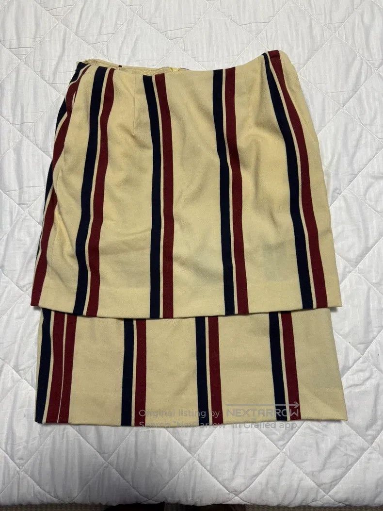 Dries Van Noten Dries Van Noten Yellow Midi Skirt Size 25" / US 0 / IT 36 - 2 Thumbnail