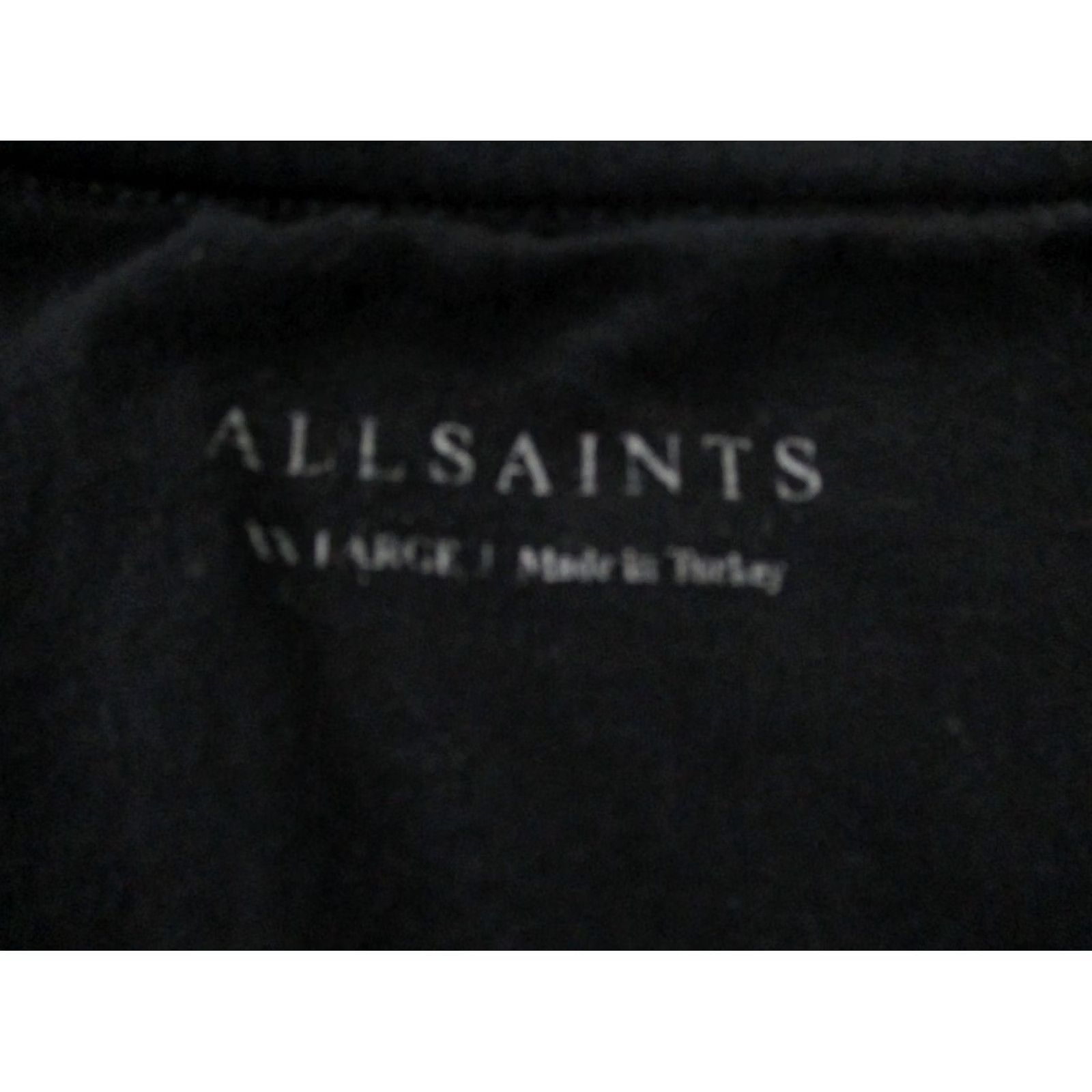 Allsaints AllSaints Shirt Mens 2XL Black Stretch Preppy Logo Casual Size US XXL / EU 58 / 5 - 6 Thumbnail
