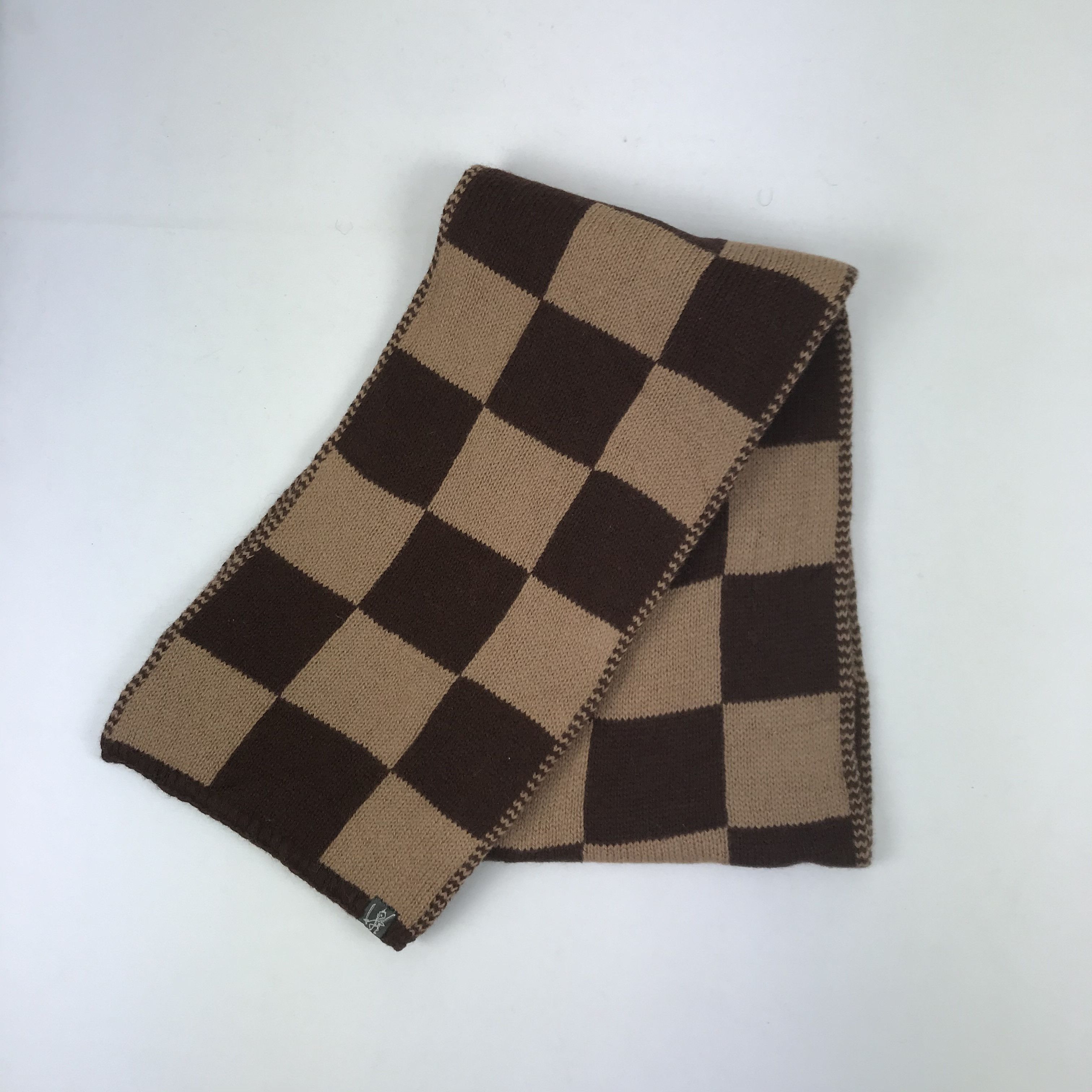 Japanese Brand Vintage PPFM Scarf Muffler Wool Cashmere Scarves Size ONE SIZE - 2 Thumbnail