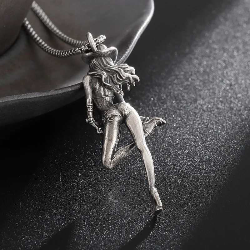 Jewelry Cowgirl Denim Pendant Necklace Size ONE SIZE - 3 Thumbnail