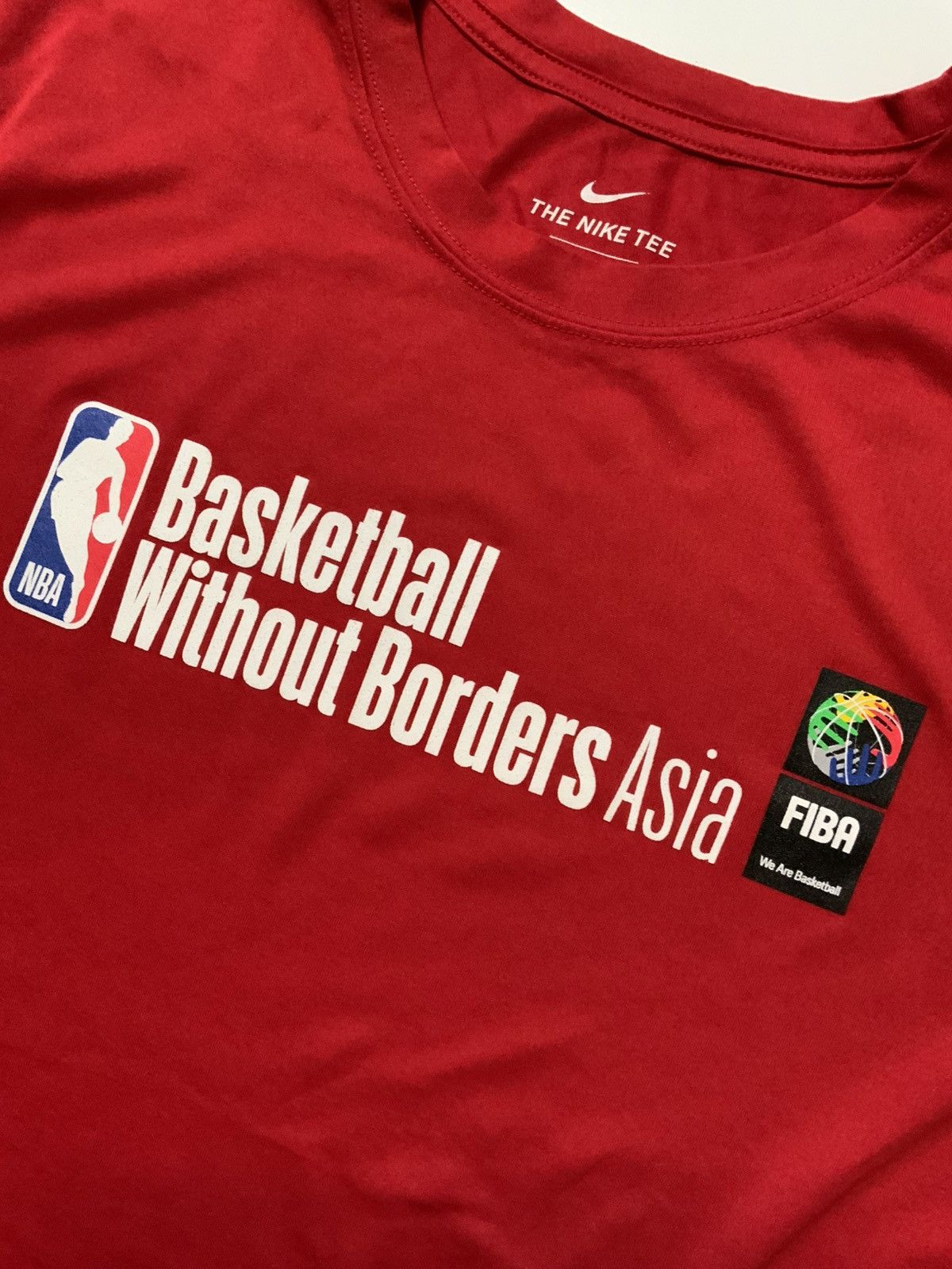 Nike Nike NBA Basketball Without Borders Asia FIBA T-Shirt Size US L / EU 52-54 / 3 - 6 Thumbnail