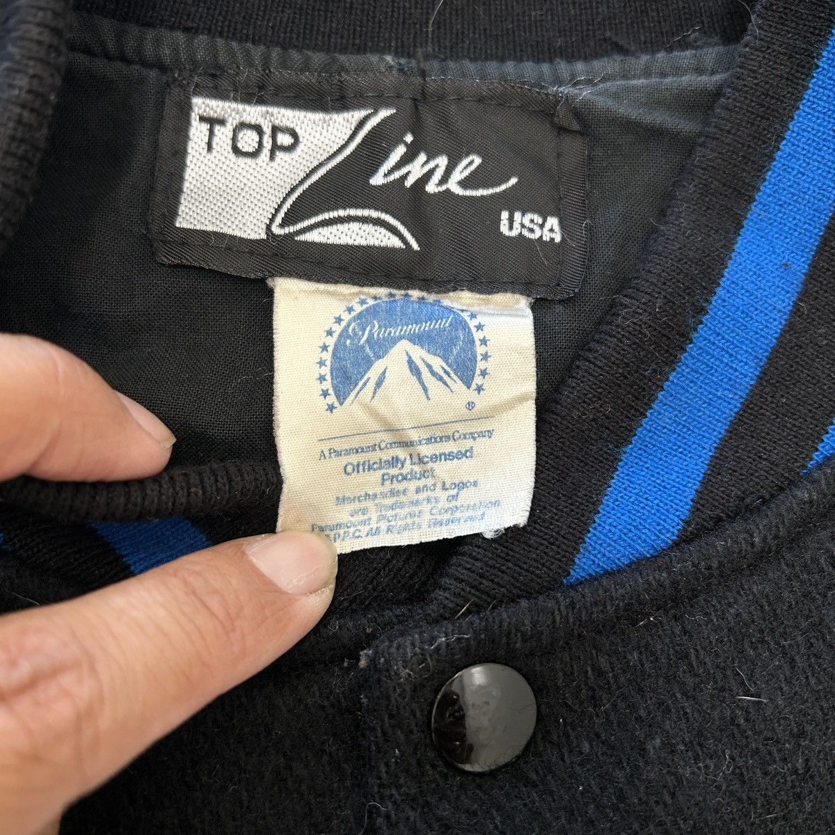 Vintage Vintage 1992 Paramount Star Trek TNG Varsity Jacket Size US L / EU 52-54 / 3 - 2 Thumbnail
