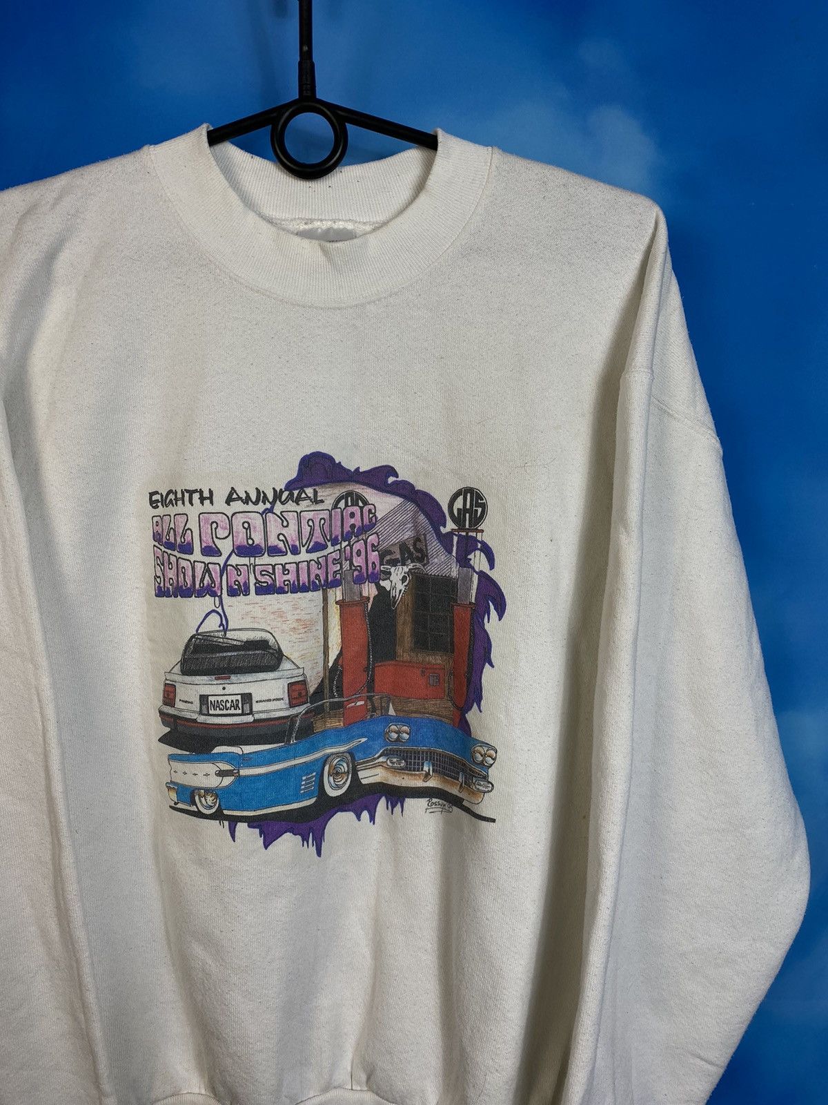 Fruit Of The Loom × NASCAR × Vintage 1995s NASCAR Canada racing sweatshirt Size US M / EU 48-50 / 2 - 3 Thumbnail