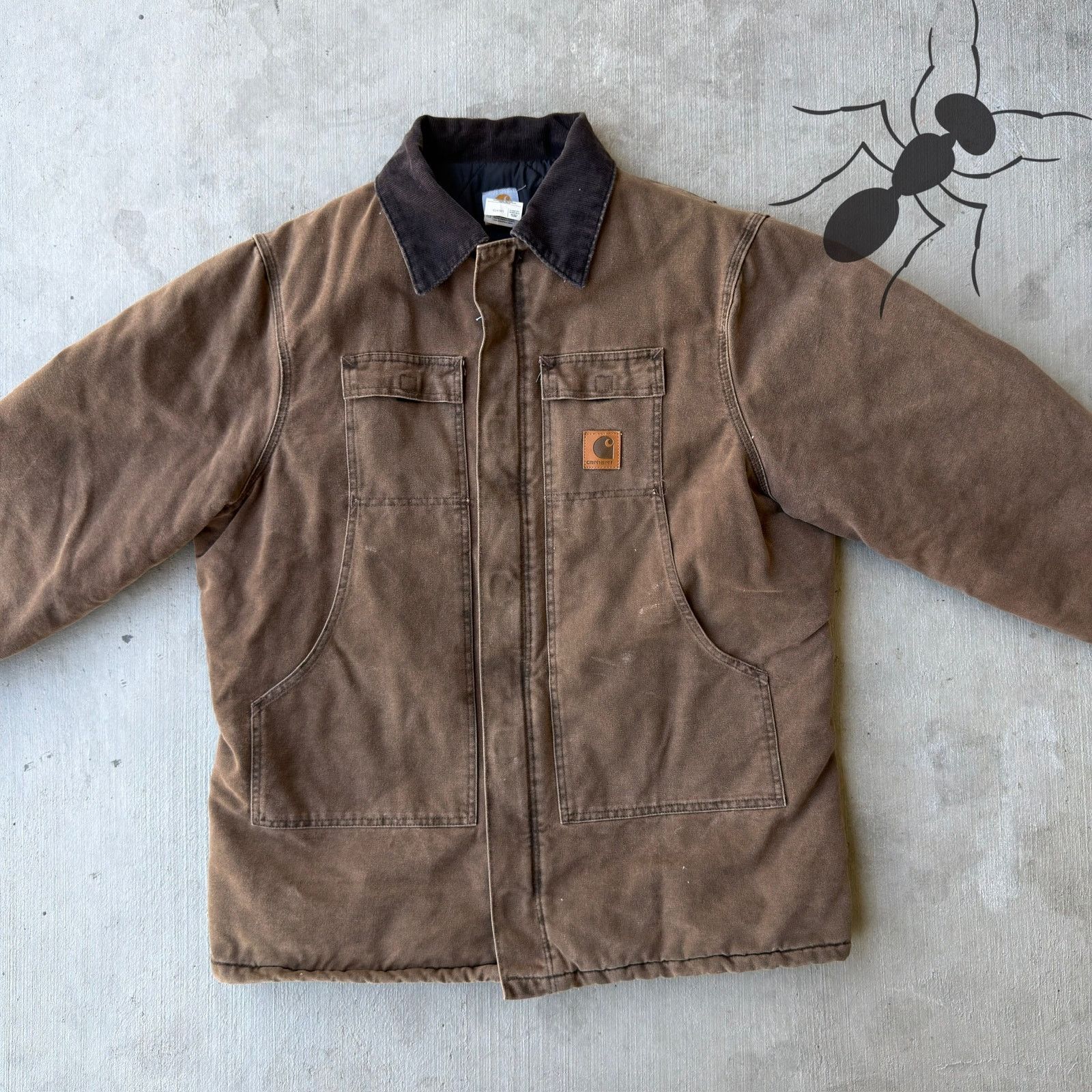 Carhartt × Vintage Carhartt C26 CHT brown arctic work wear jacket Size US XL / EU 56 / 4 - 4 Thumbnail