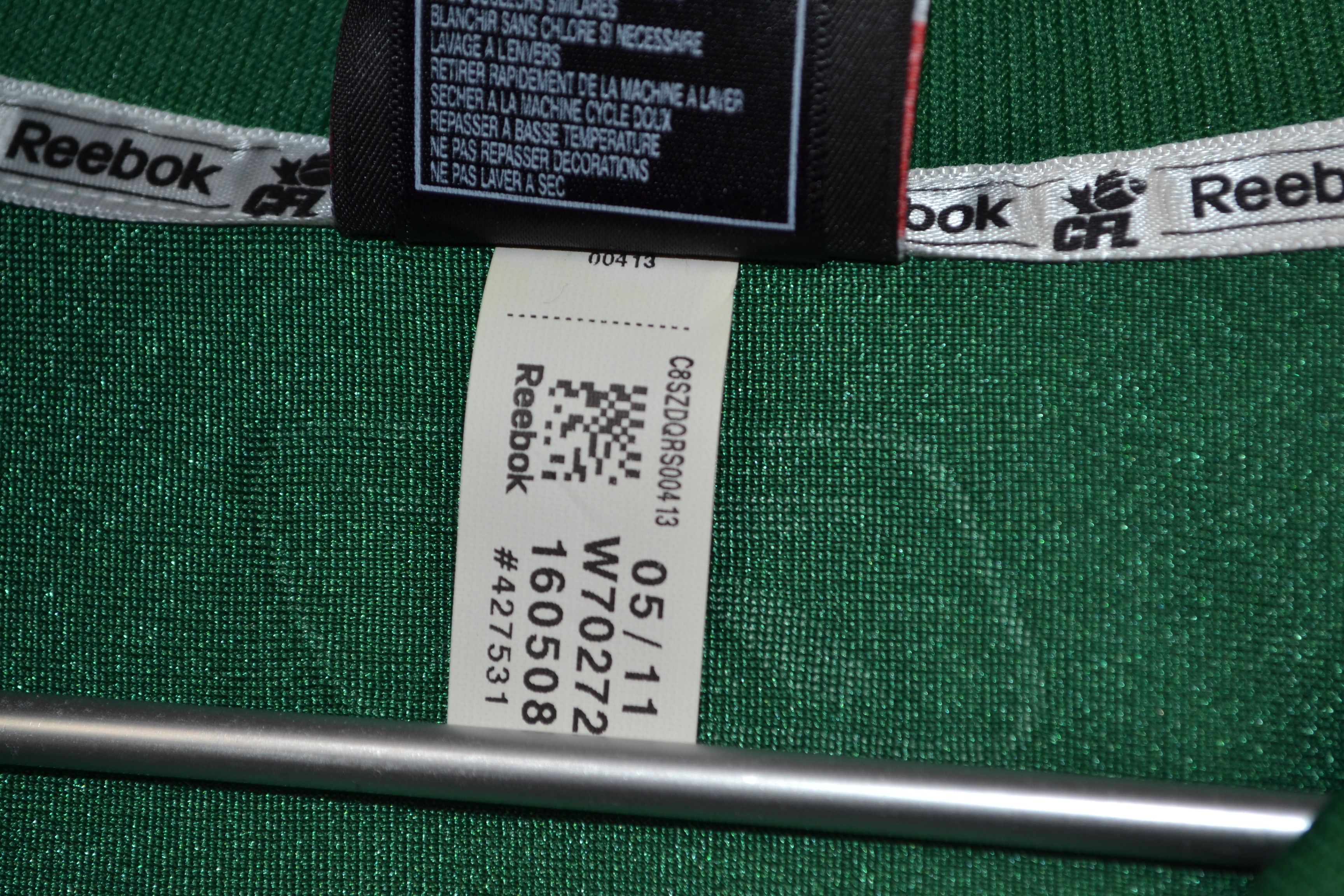 Reebok Reebok Saskatchewan Roughriders Retro Throwback Green S Size US S / EU 44-46 / 1 - 7 Thumbnail