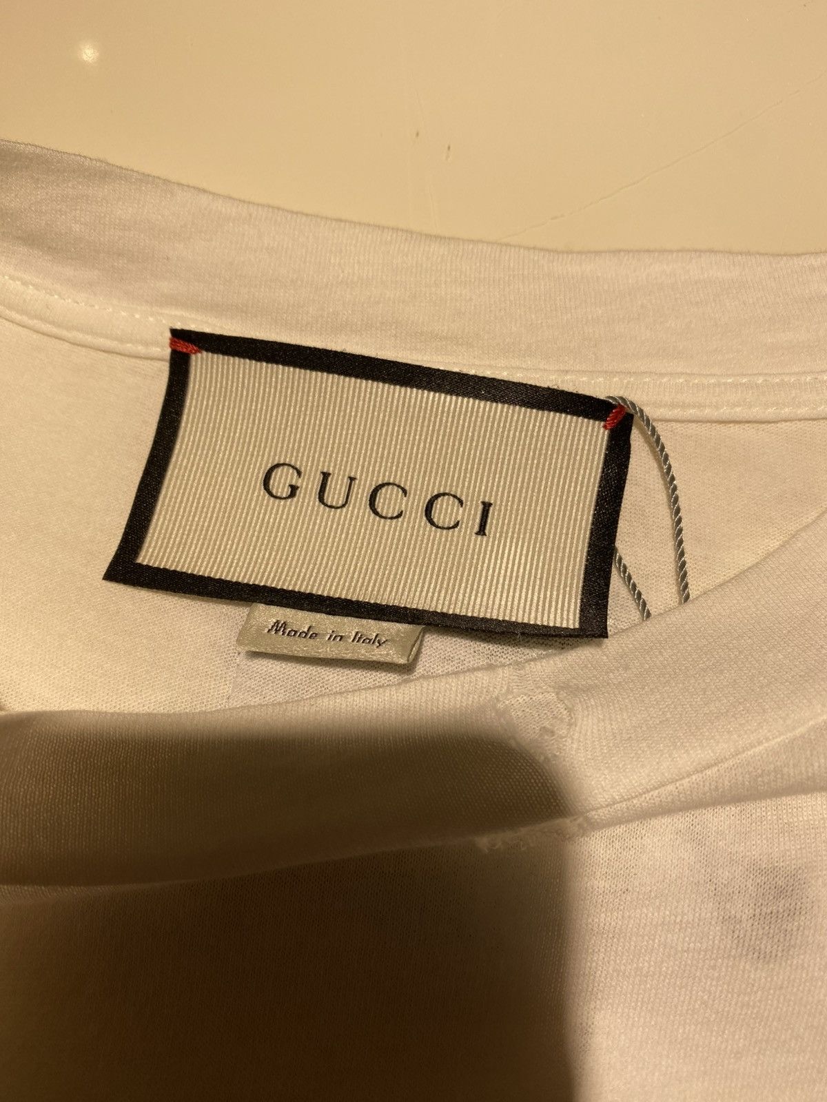 Gucci Gucci Logo Floral Embroidered Tee Size M Size US M / EU 48-50 / 2 - 5 Thumbnail