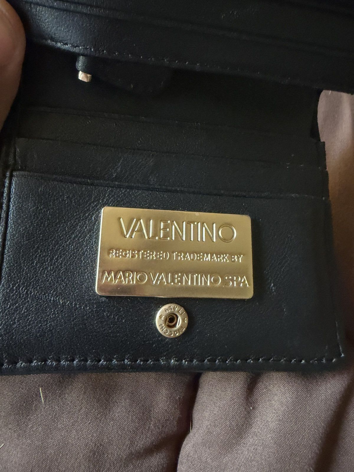 Valentino Valentino Nero Sauvage Quilted Leather Wallet Size ONE SIZE - 4 Thumbnail