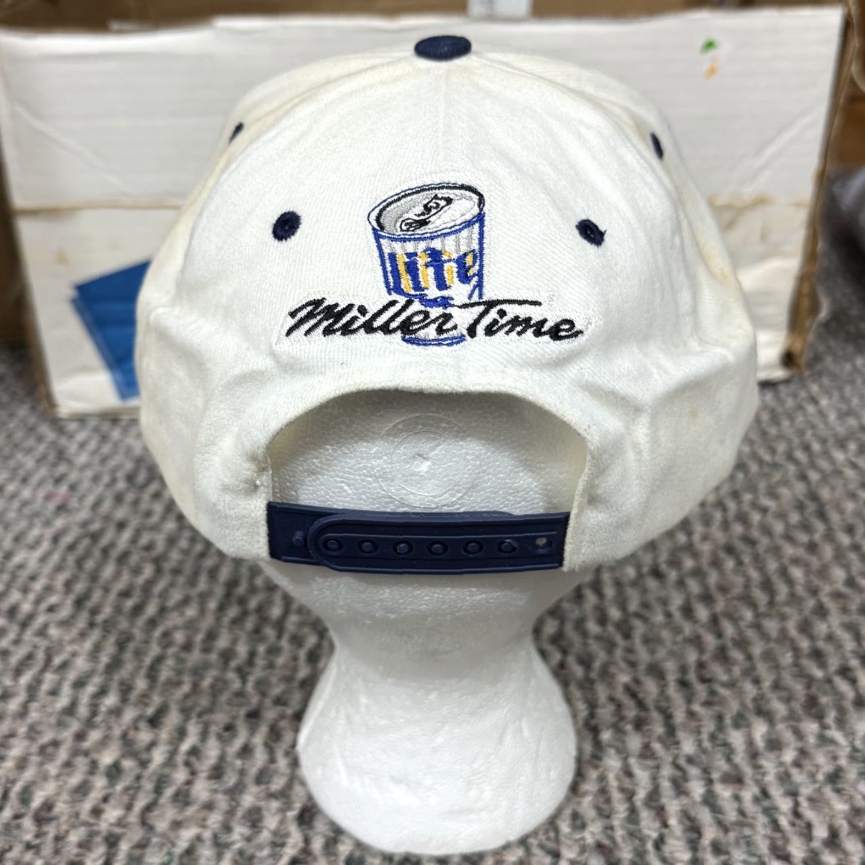 Logo 7 VINTAGE Logo 7 Hat Snapback Adult Men One Size White Sports Super Bowl 90s Cap Football NFL Size ONE SIZE - 4 Thumbnail