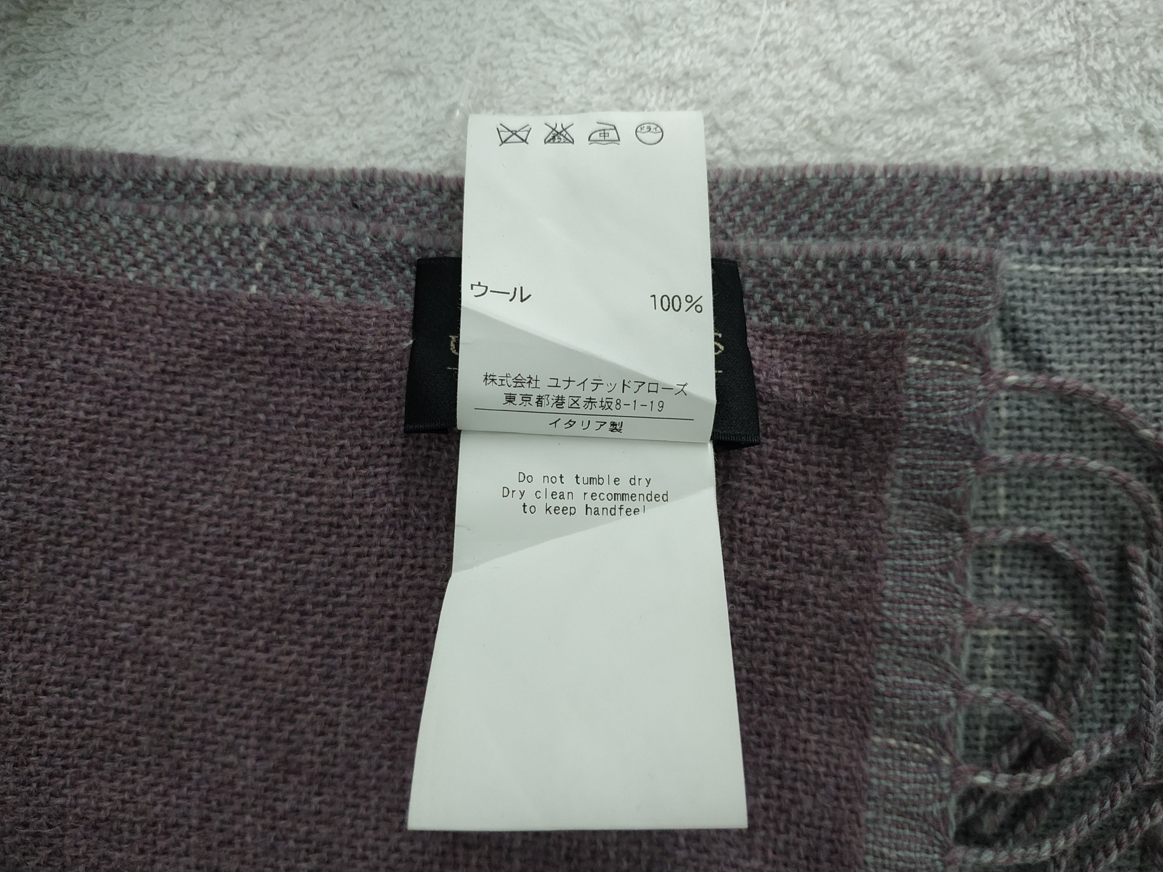 United Arrows Vintage United Arrows Scarf/Muffler/Neckwear MF315 Size ONE SIZE - 6 Thumbnail
