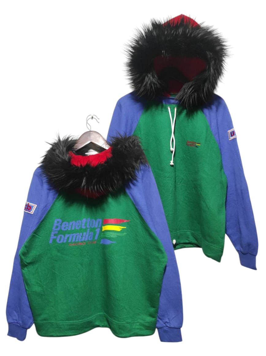 United Colors Of Benetton Benetton Formula 1 fur hoodie ifsix LGB style Size US L / EU 52-54 / 3 - 2 Thumbnail