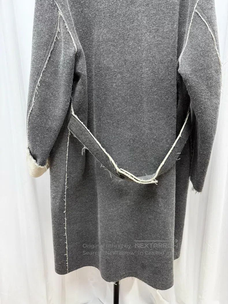 Yohji Yamamoto YOHJI YAMAMOTO Distressed tweed overcoat Size US L / EU 52-54 / 3 - 9 Thumbnail
