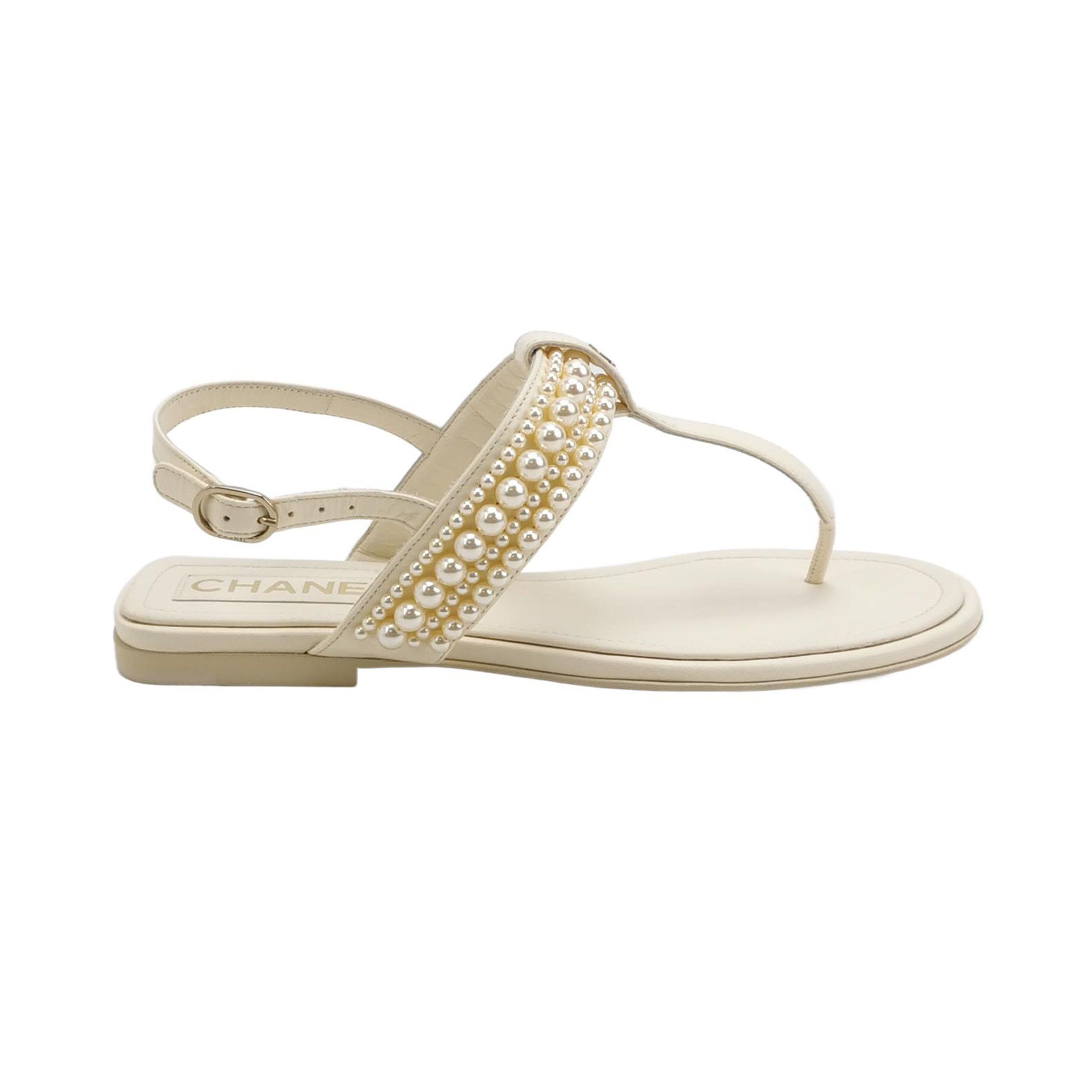 Chanel Chanel Women 7 Sandals Size US 7 / IT 37 - 1 Thumbnail