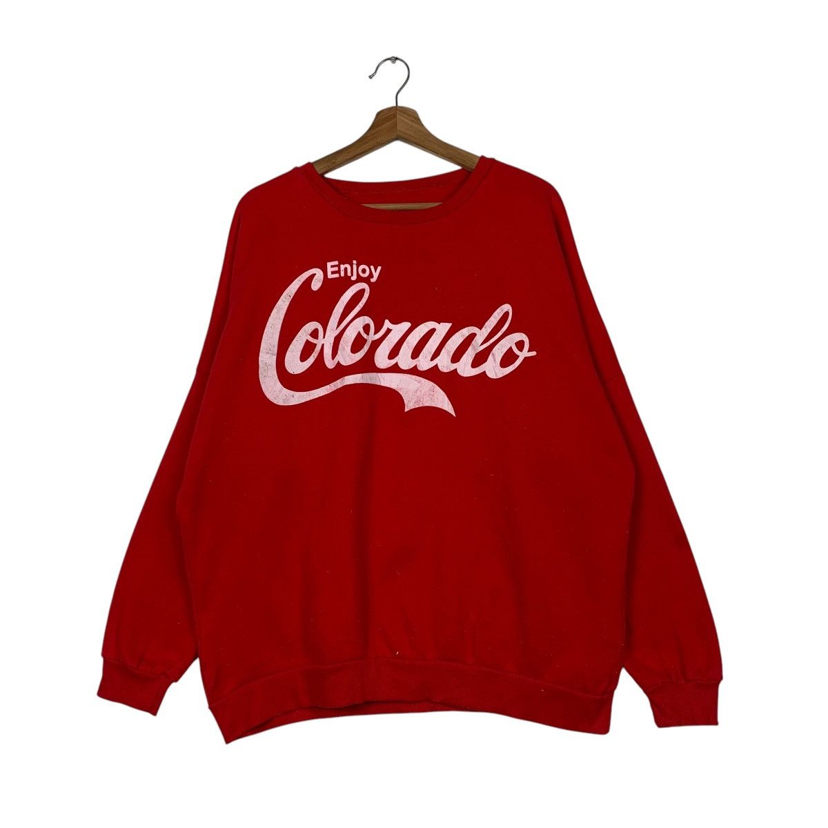 Japanese Brand Enjoy Colorado Crewneck Sweatshirt Size US L / EU 52-54 / 3 - 1 Thumbnail