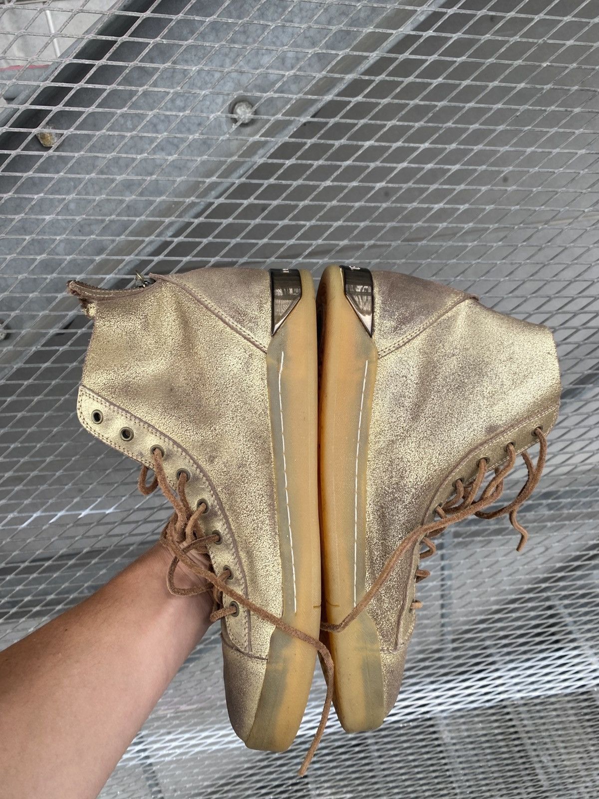 Diesel Diesel Sample Back Zip Leather Sneakers Size US 11.5 / EU 44-45 - 4 Thumbnail