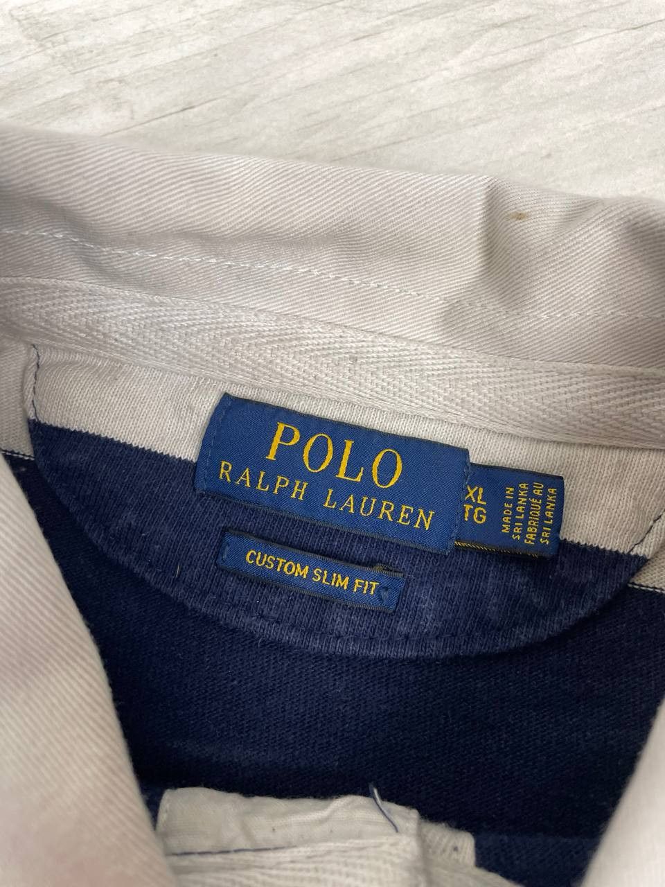 Polo Ralph Lauren Vintage Polo Ralph Lauren Rugby Shirt Long Sleeve Striped Size US XL / EU 56 / 4 - 3 Thumbnail
