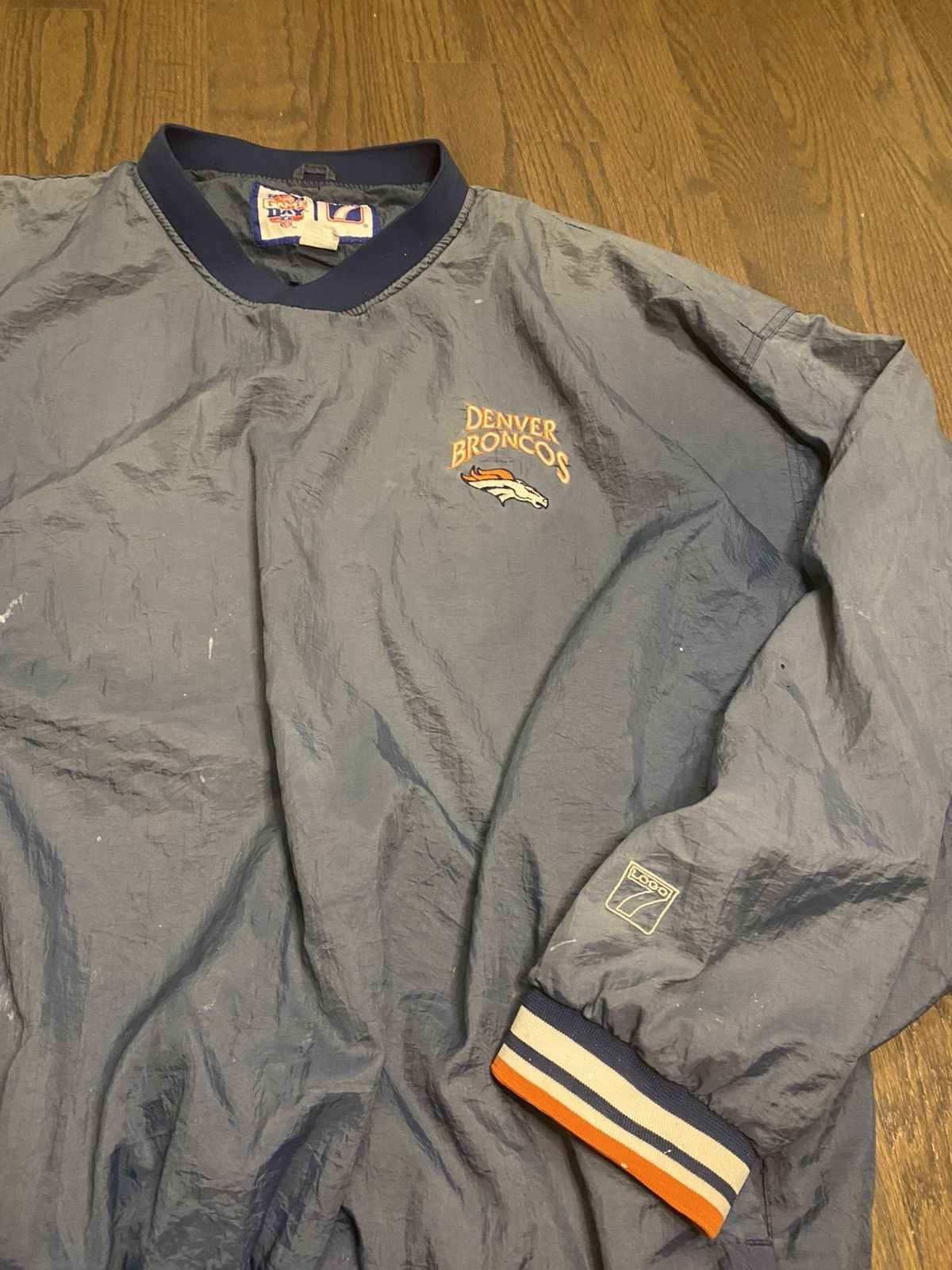 Logo 7 Vintage 90’s Denver Broncos Windbreaker Size US XXL / EU 58 / 5 - 2 Thumbnail