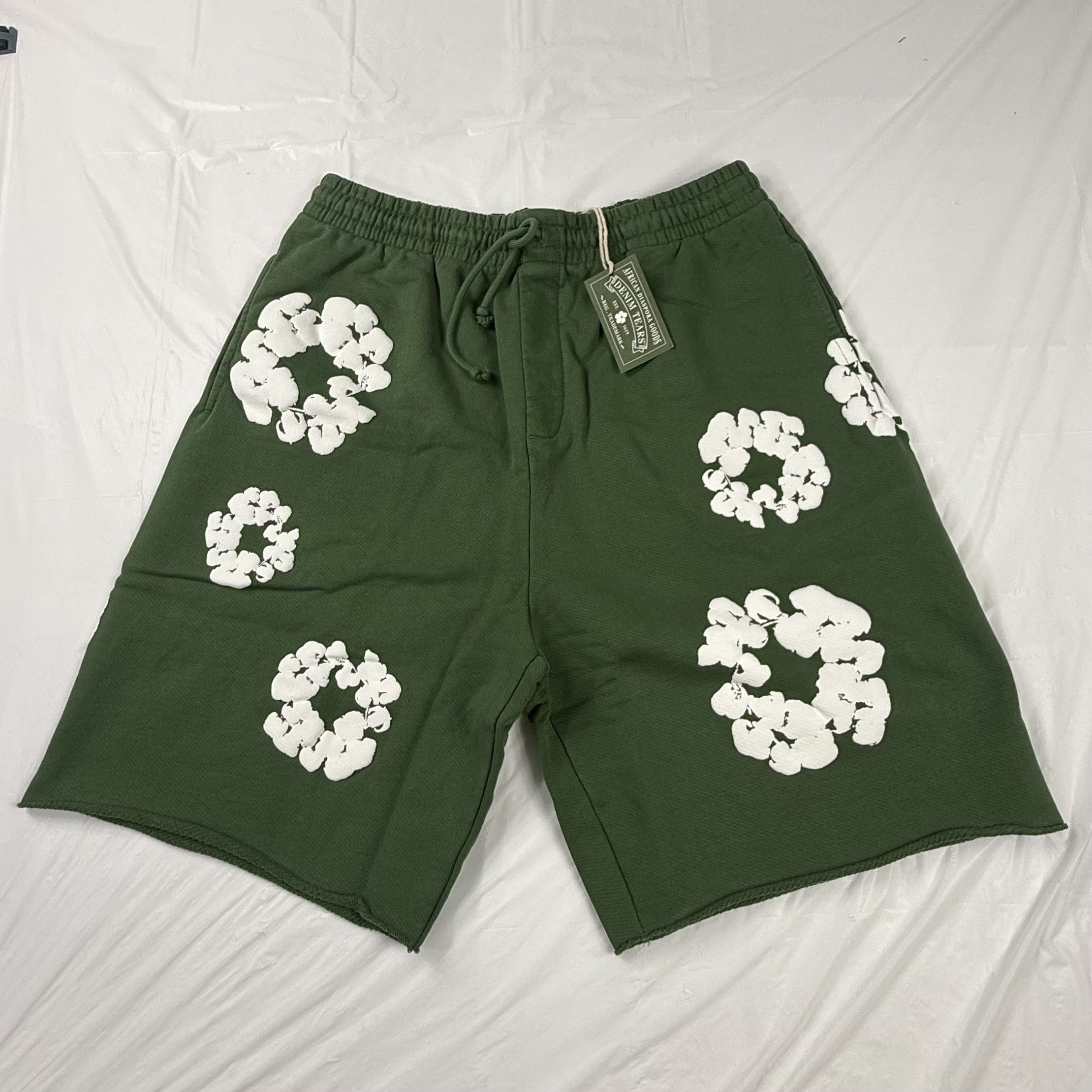 Denim Tears Cotton Wreath Shorts GreenMens XL