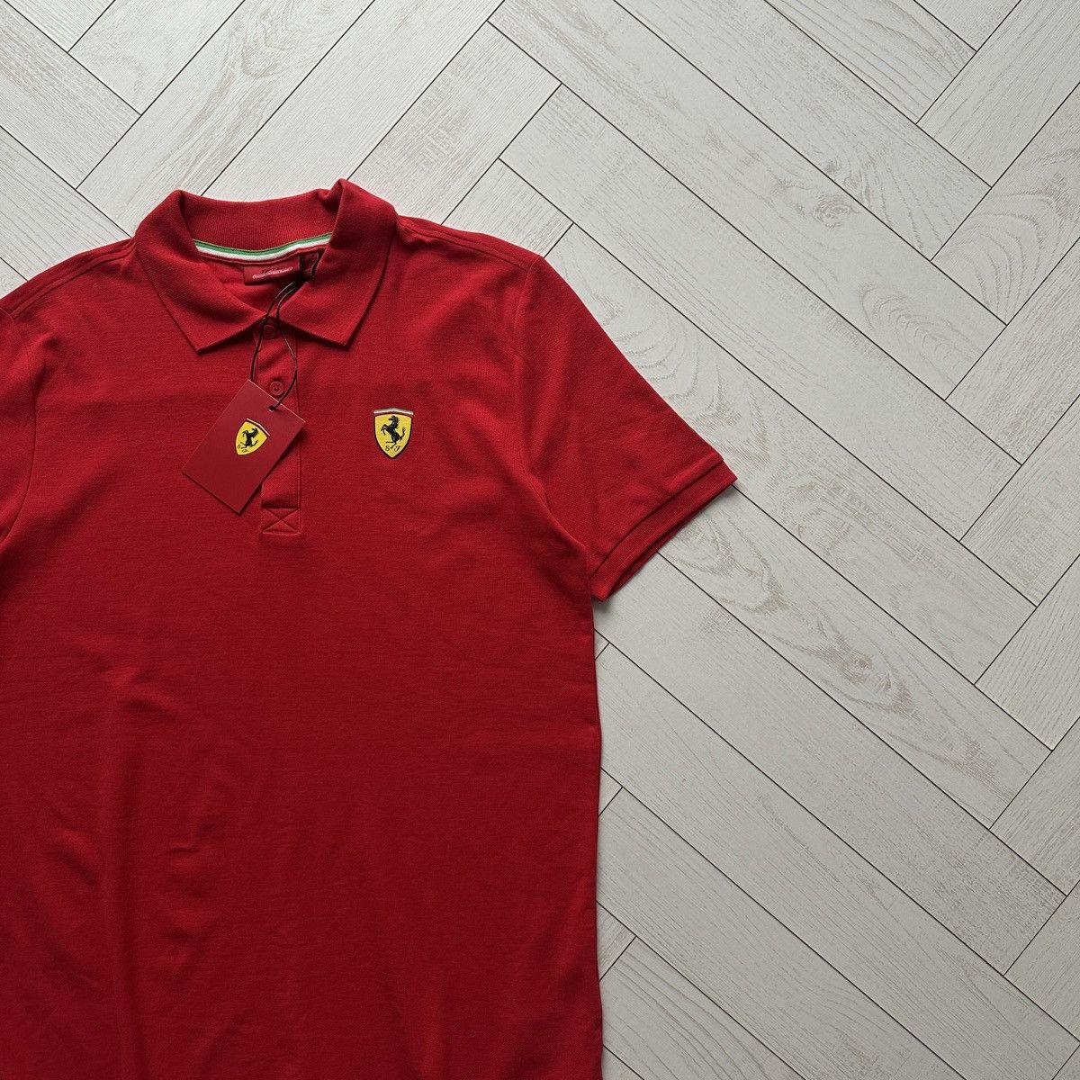 Ferrari Scuderia Ferrari racing formula 1 Polo New y2k hype Italy Size US M / EU 48-50 / 2 - 2 Thumbnail
