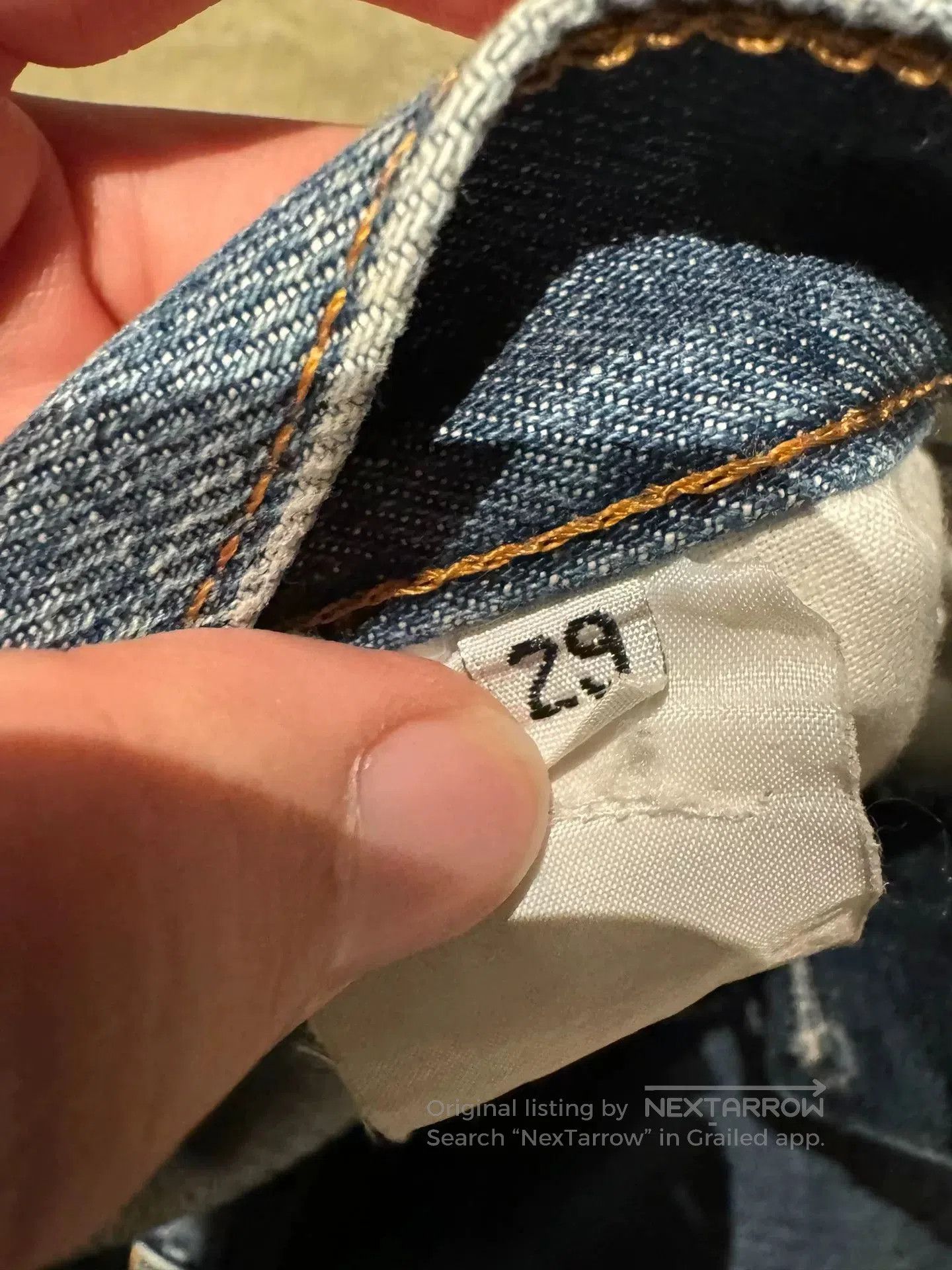 Helmut Lang Helmut Lang Distressed Blue Denim Jeans. Size US 29 - 8 Thumbnail