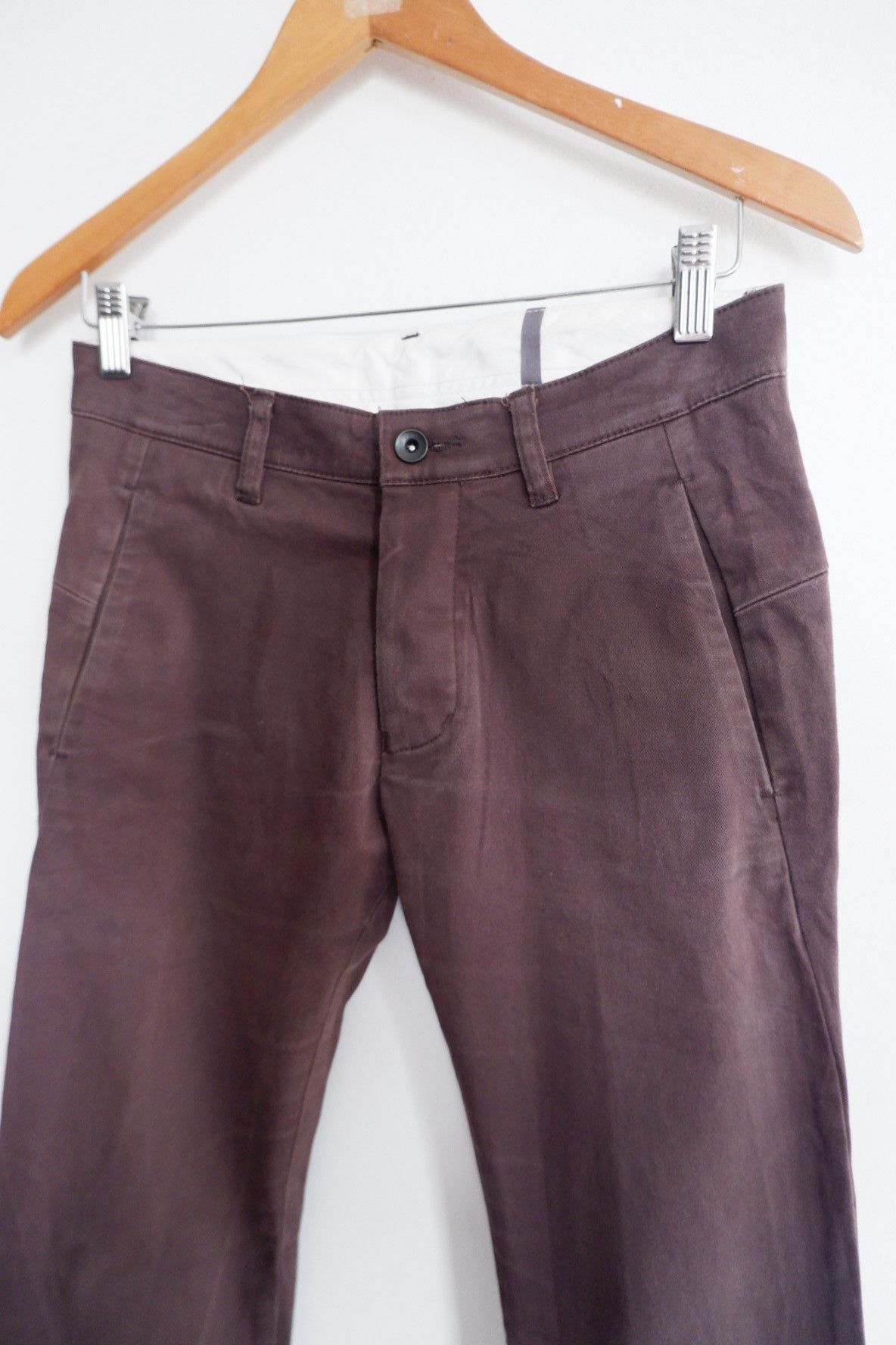 Kazuyuki Kumagai Attachment 2000s Kazuyuki Kumagai Attachment Curved Pants Size US 28 / EU 44 - 3 Thumbnail