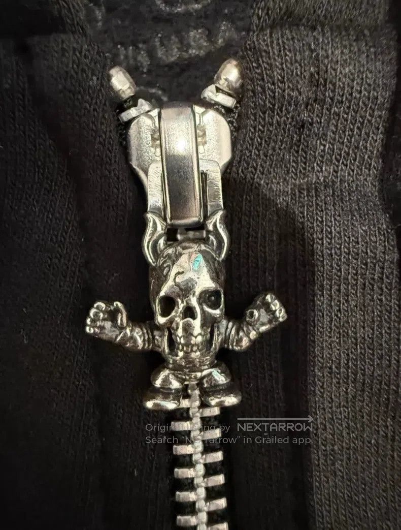 Chrome Hearts Chrome Hearts Size M Foti colored skull black zipper hoodie Size US M / EU 48-50 / 2 - 4 Thumbnail
