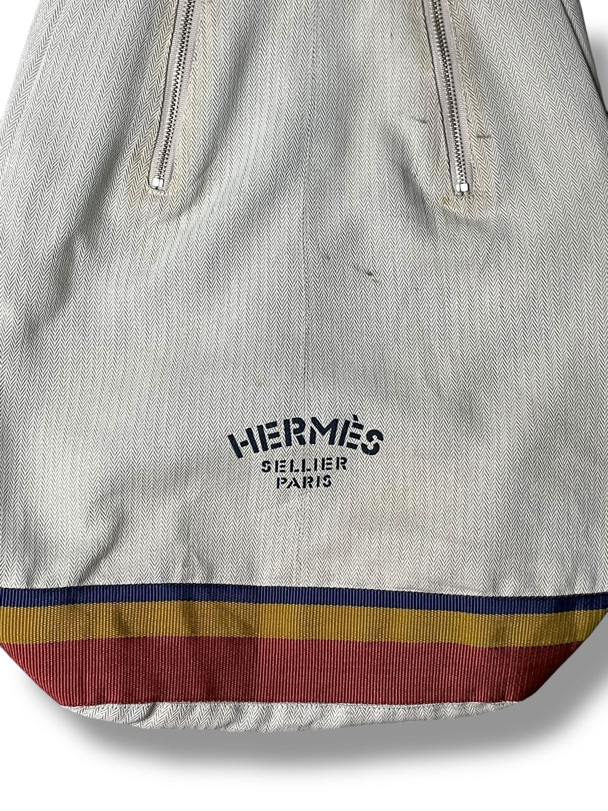 Designer Hermes Canvas Cavalier Shoulder Bag (40) Size ONE SIZE - 8 Thumbnail