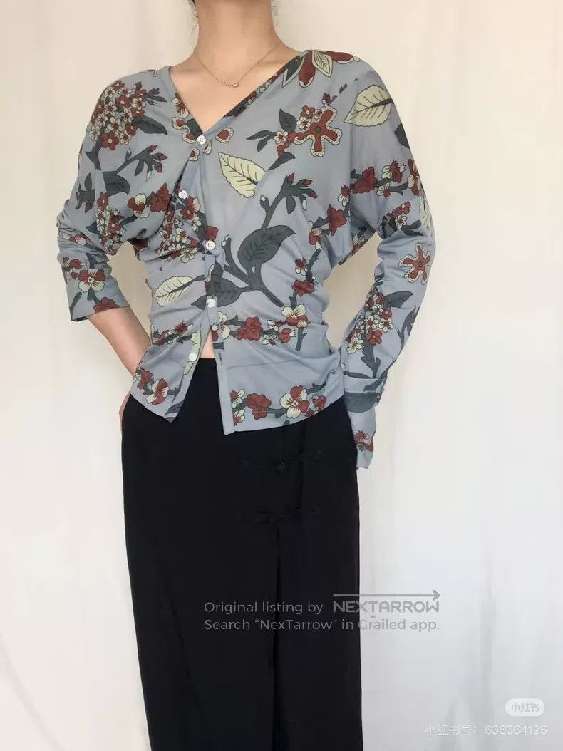 Comme des Garcons Comme des Garcons Floral Branch Irregular Top Size M / US 6-8 / IT 42-44 - 8 Thumbnail
