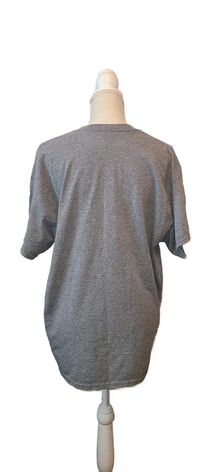 Gildan Gildan Heavy Cotton XL Gray San Antonio Skull T-Shirt Size US XL / EU 56 / 4 - 2 Thumbnail