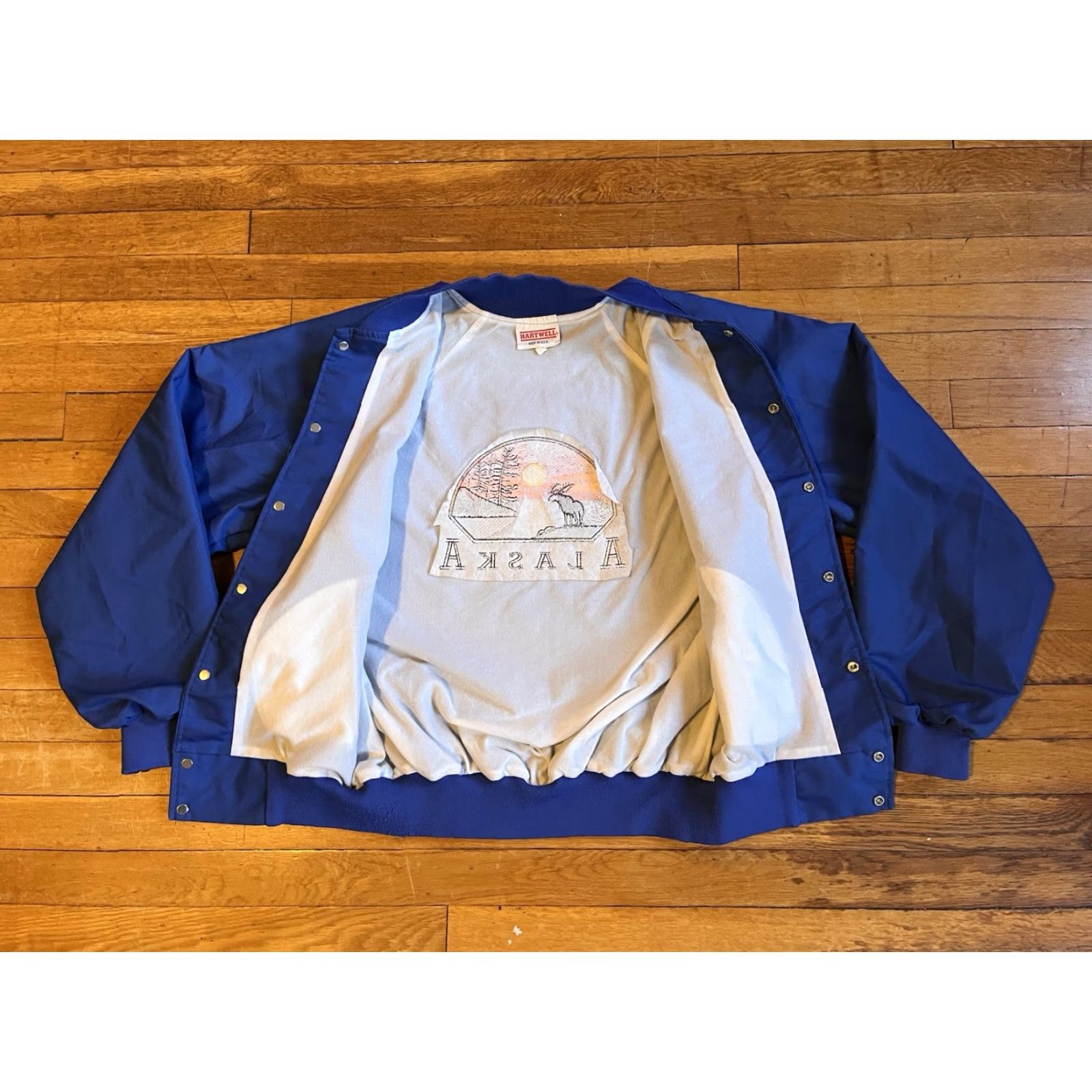 Vintage VINTAGE Hartwell Alaska Sunset Jacket Men’s Large Blue Made In USA 80s Size US L / EU 52-54 / 3 - 5 Thumbnail