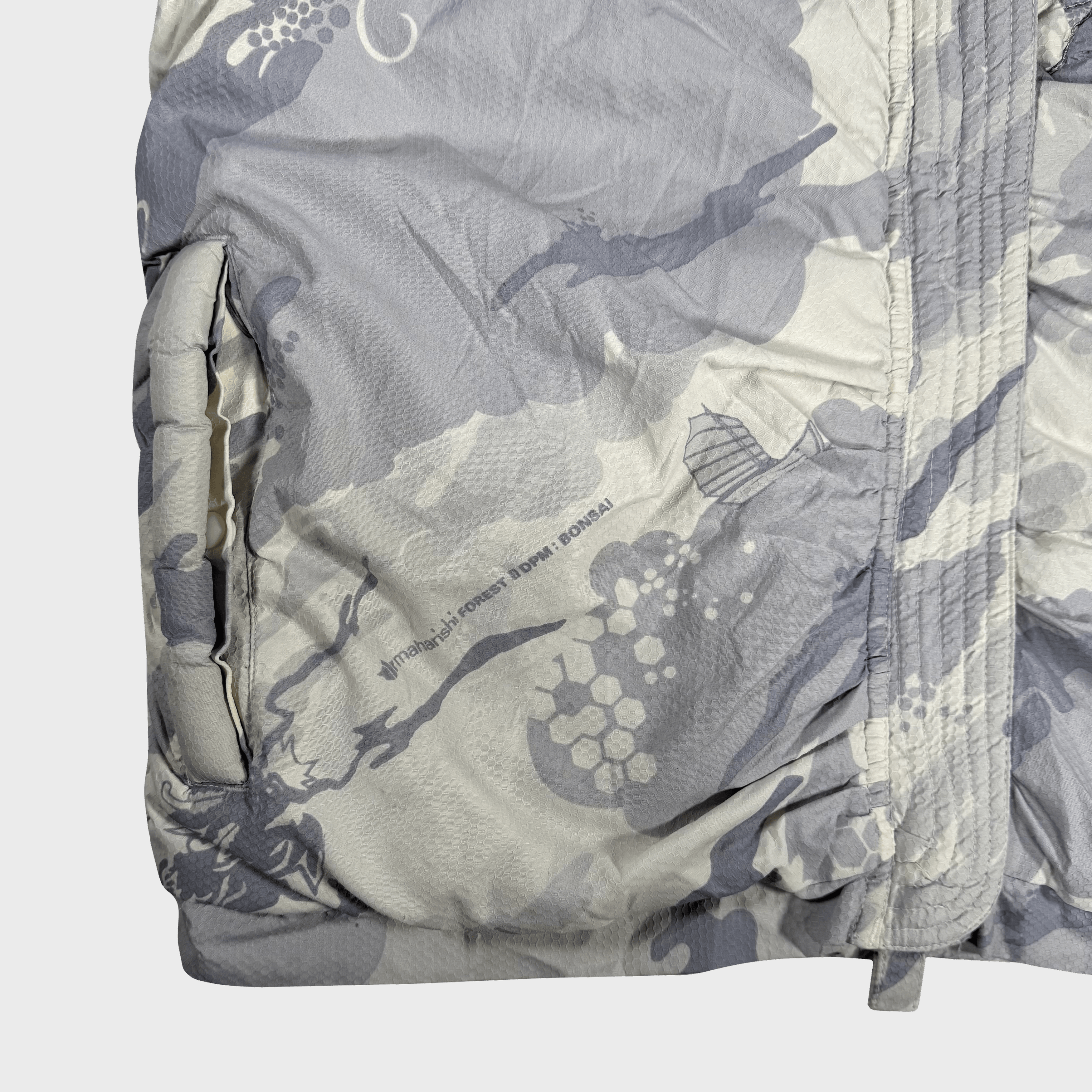 Maharishi Maharishi Forest DPM : Bonsai - White Camo Puffer Jacket Size US M / EU 48-50 / 2 - 2 Thumbnail