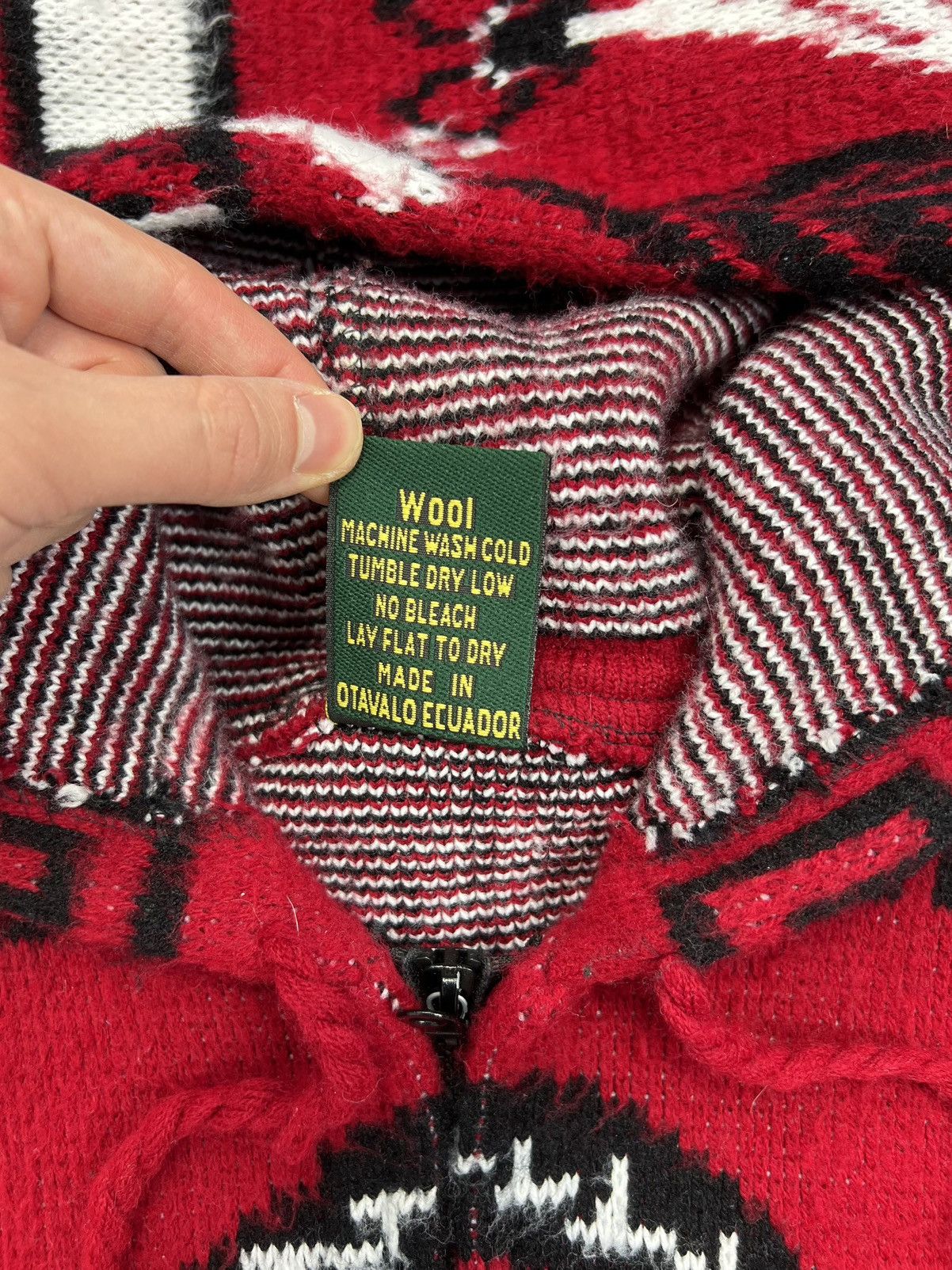 Other Wool Jacket Tejidos Rumiñahui Indian Vintage 90’s Size US L / EU 52-54 / 3 - 4 Thumbnail