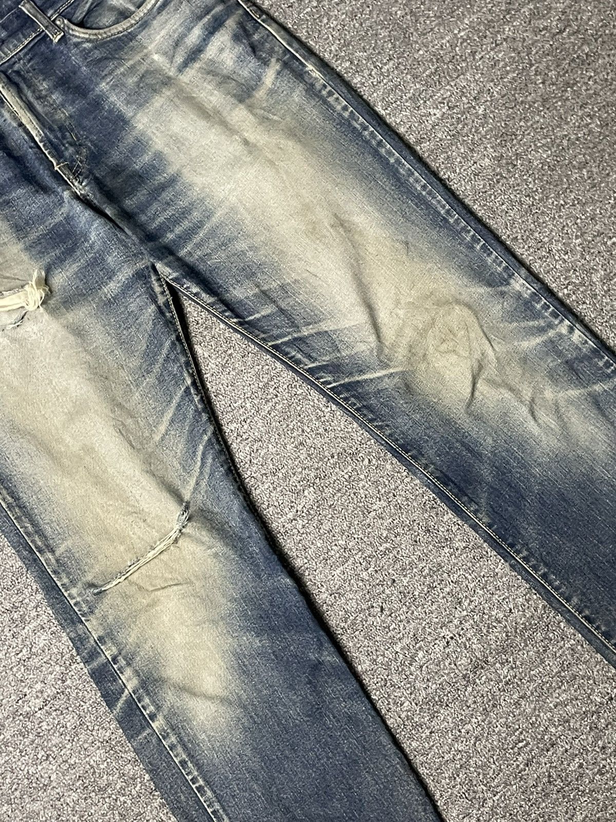 Edwin × Japanese Brand × Vintage Vintage EDWIN Selvedge Dirty Jeans (91) Size US 32 / EU 48 - 3 Thumbnail
