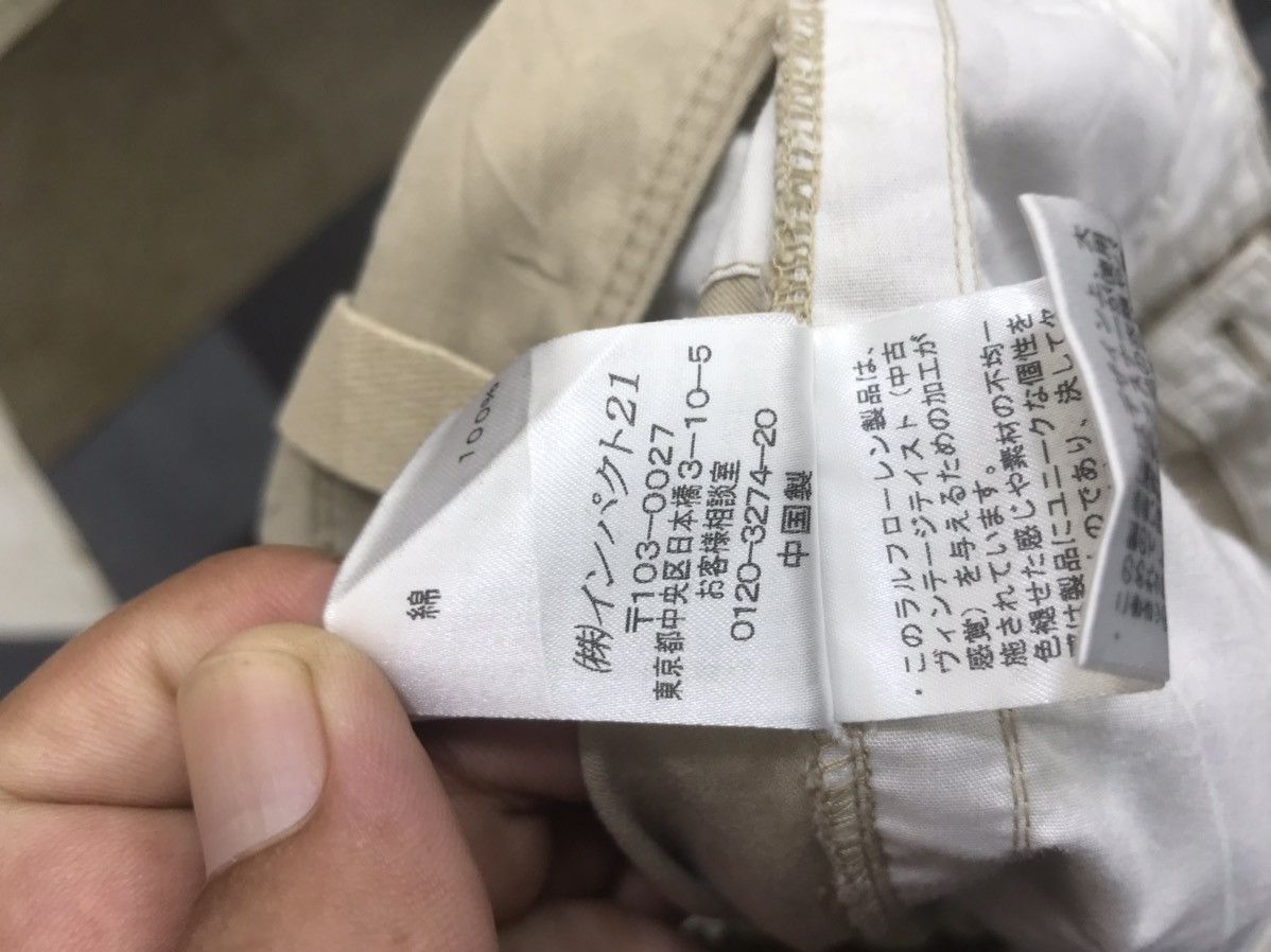 Polo Ralph Lauren × Ralph Lauren × Vintage RALPH LAUREN Ankle Zipper Cargo Pant Size 30" / US 8 / IT 44 - 15 Thumbnail