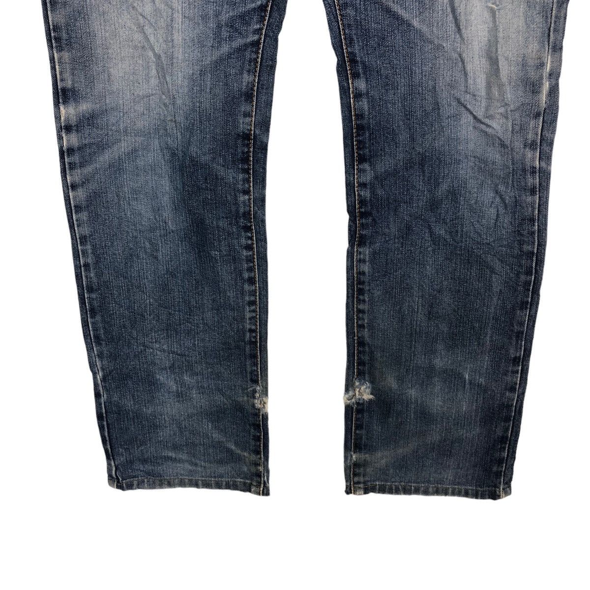 Japanese Brand 🔥90’s VINTAGE DENIM JEANS DISTRESSED DESIGN EDWIN JAPAN Size US 30 / EU 46 - 4 Thumbnail