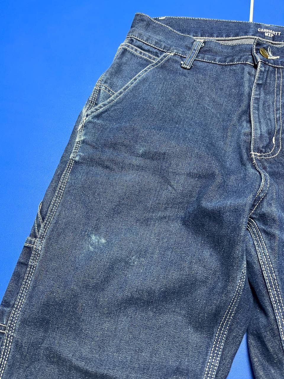 Carhartt Carhartt WIP Single Knee Pant Blue Denim Carpenter Size S Size US 30 / EU 46 - 9 Thumbnail