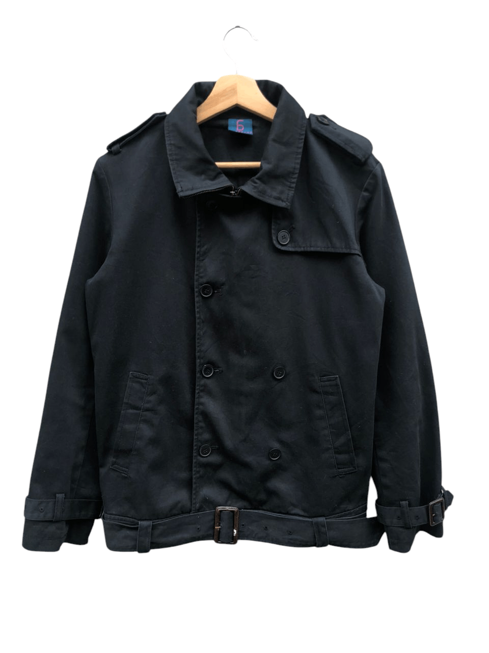 Japanese Brand × RAGEBLUE Rageblue Double Breasted Belted Jacket Nice Design Size US M / EU 48-50 / 2 - 1 Thumbnail