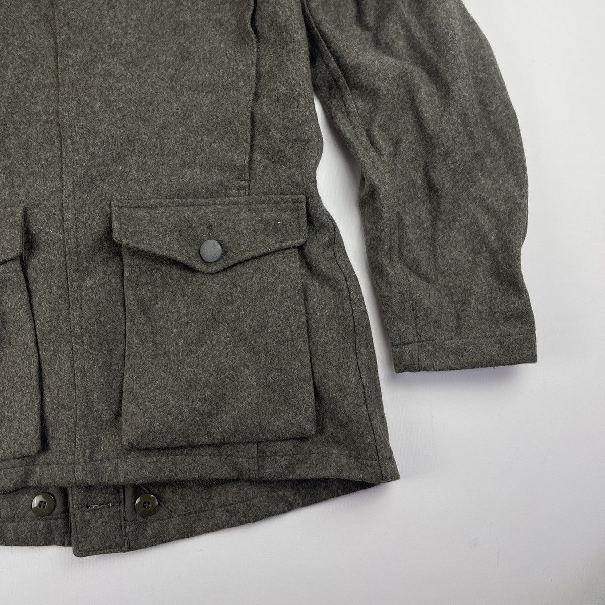Vintage Vtg 1978 Swedish Military Khaki Suit Coat Pants Size 42R - 10 Thumbnail