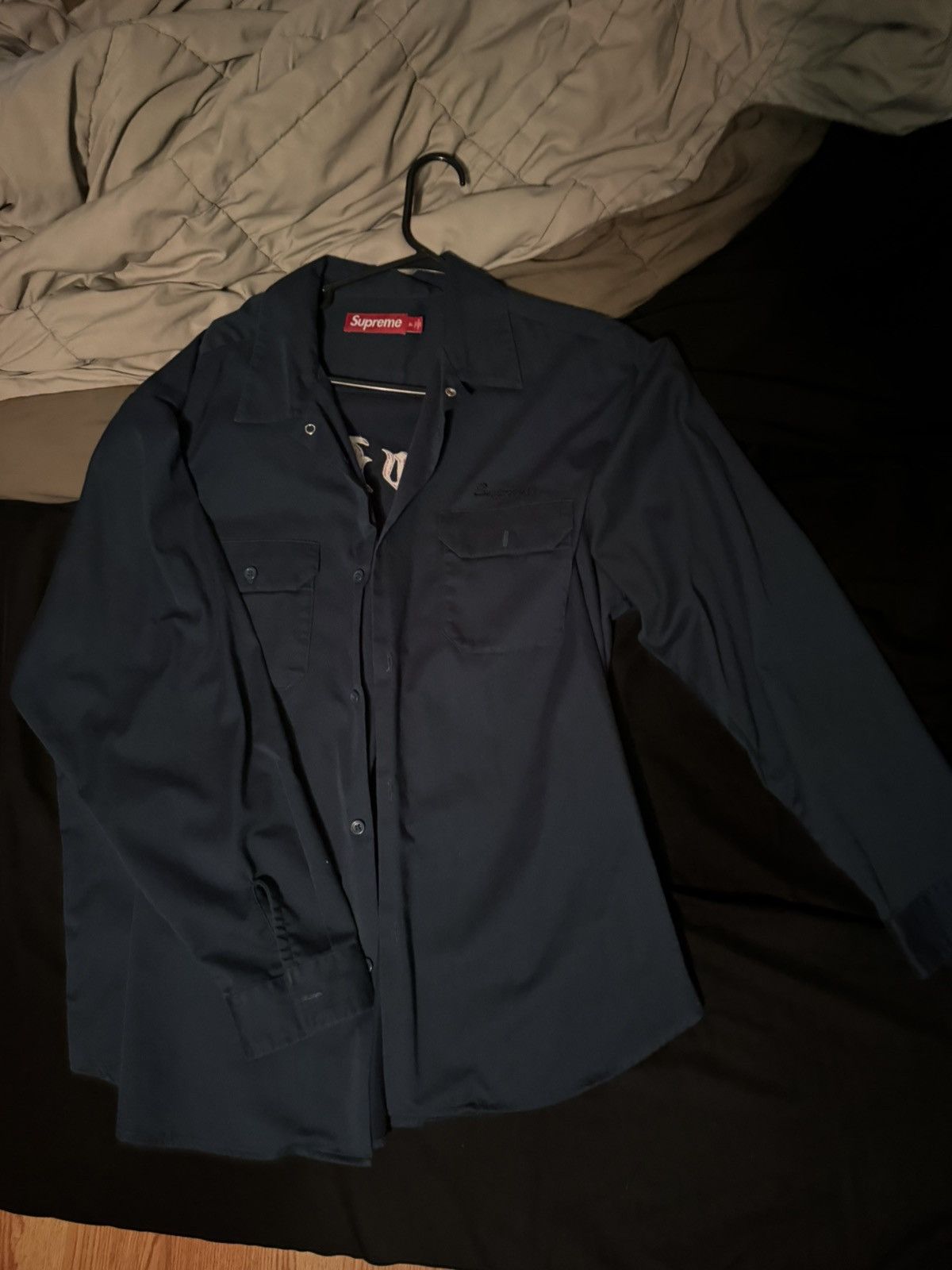 Supreme Supreme Snow White 2024 work shirt Size US XL / EU 56 / 4 - 4 Thumbnail
