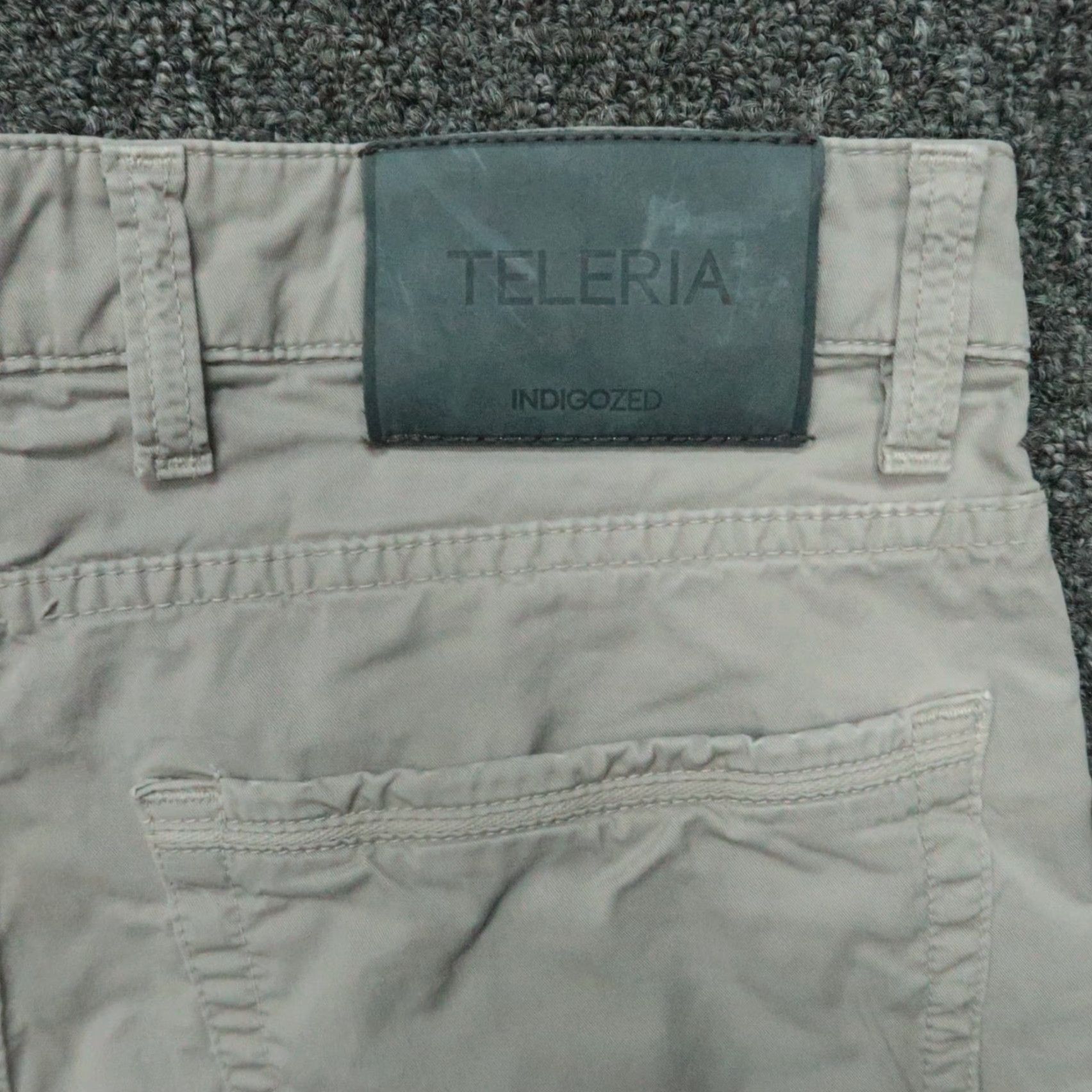 Vintage Teleria Zed Pants Men 30x26 Gray 5 Pocket Trouser Indigozed Cobra 19 Italy - 5-Pocket | Chino | Gray | Men’s Pants Size US 30 / EU 46 - 7 Thumbnail