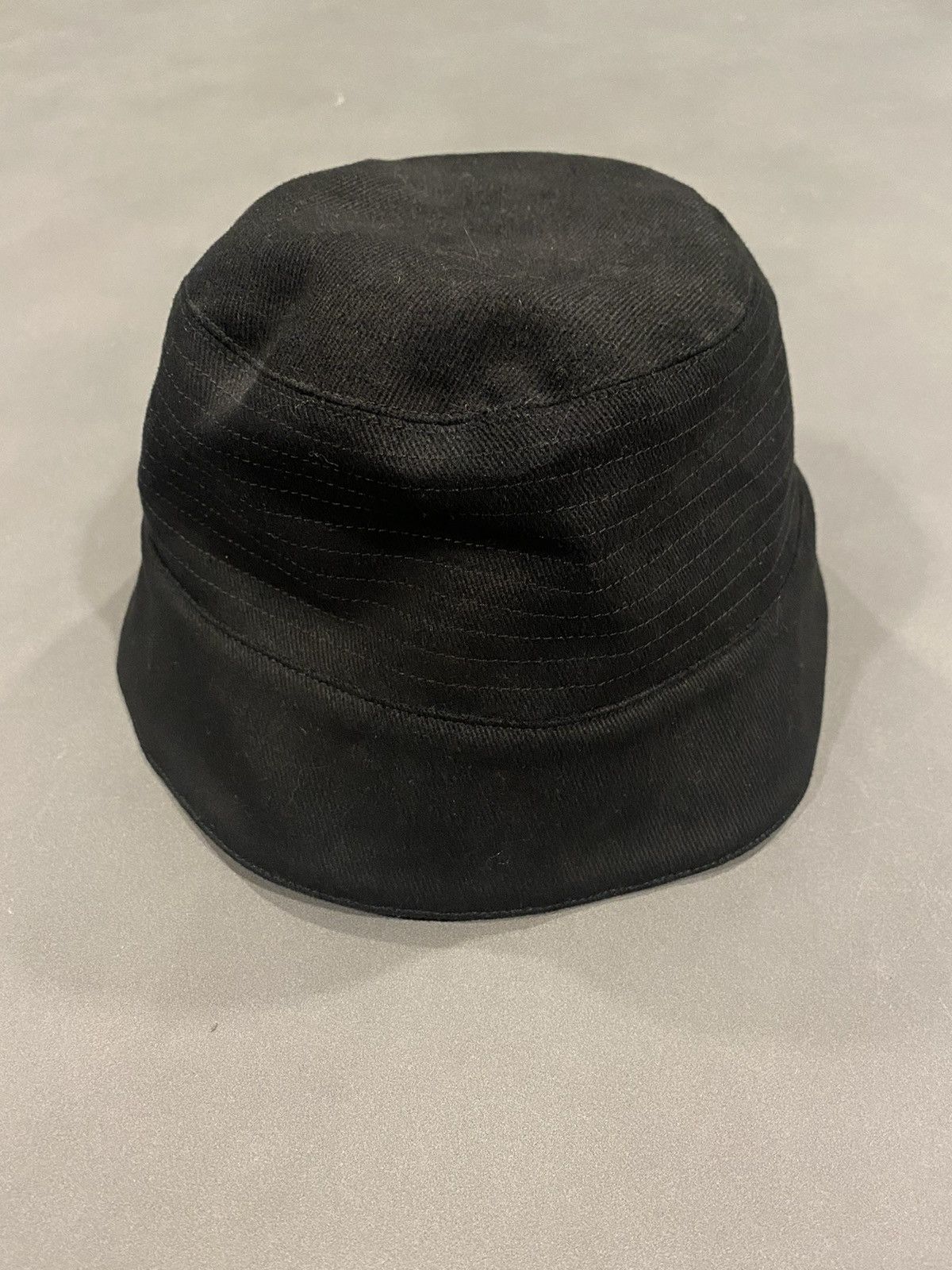 Rick Owens × Rick Owens Drkshdw Rick Owens DRKSHDW Black Pocket Gilligan Bucket Hat Size ONE SIZE - 3 Thumbnail