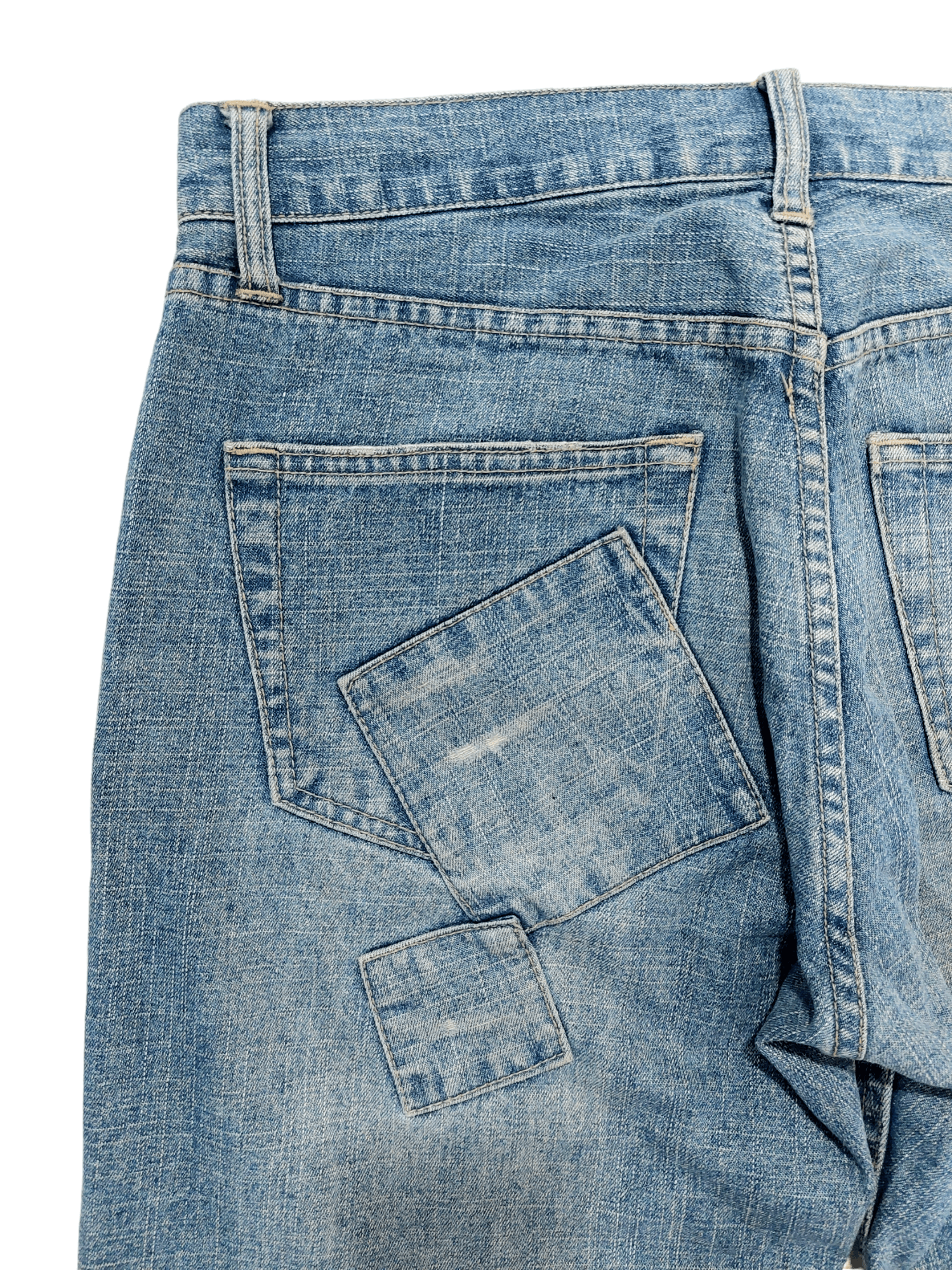 Vintage Nylaus 0125 Patchwork Denim Size US 32 / EU 48 - 14 Thumbnail