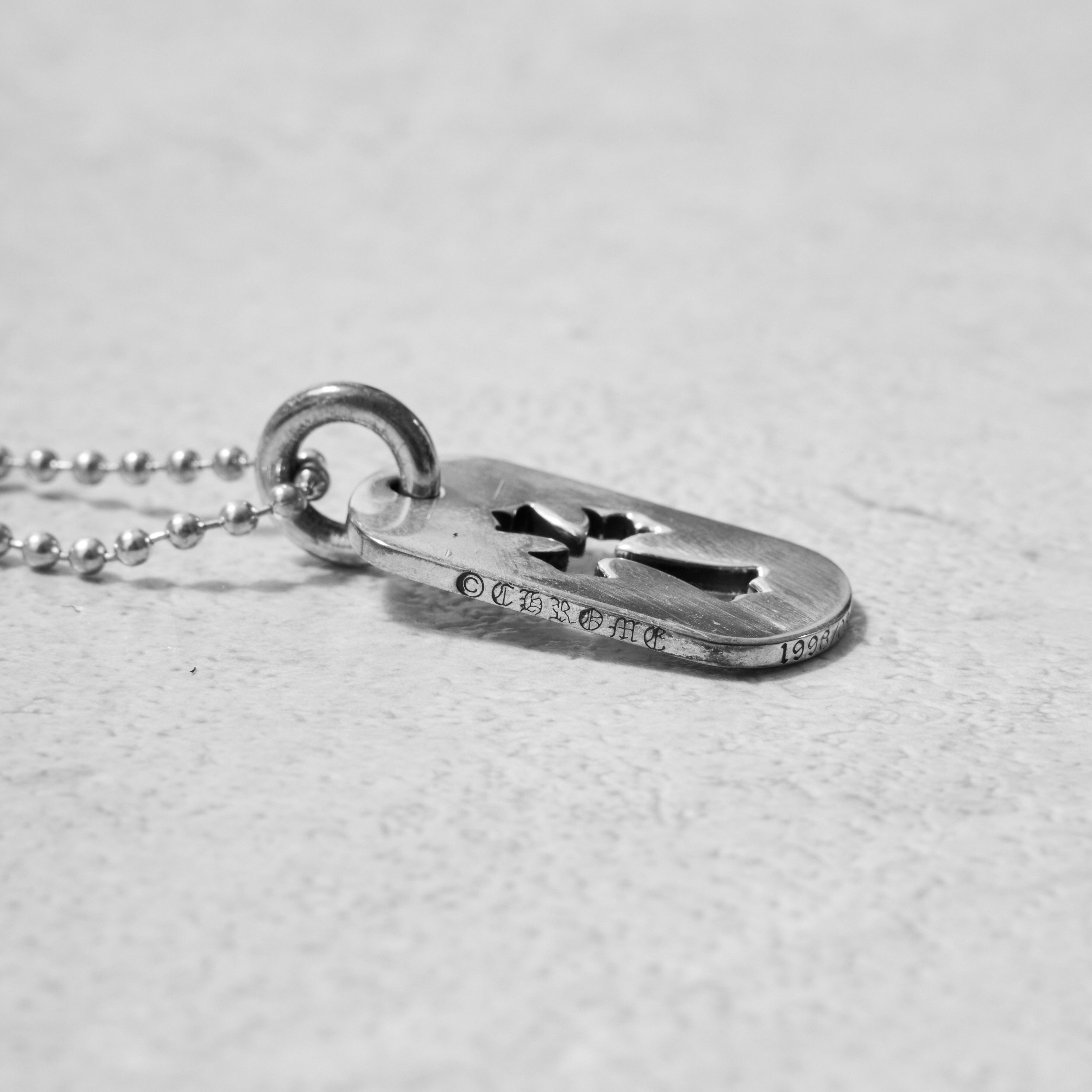 Chrome Hearts CHROME HEARTS Dog SML Coss Silver Necklace Size ONE SIZE - 3 Thumbnail