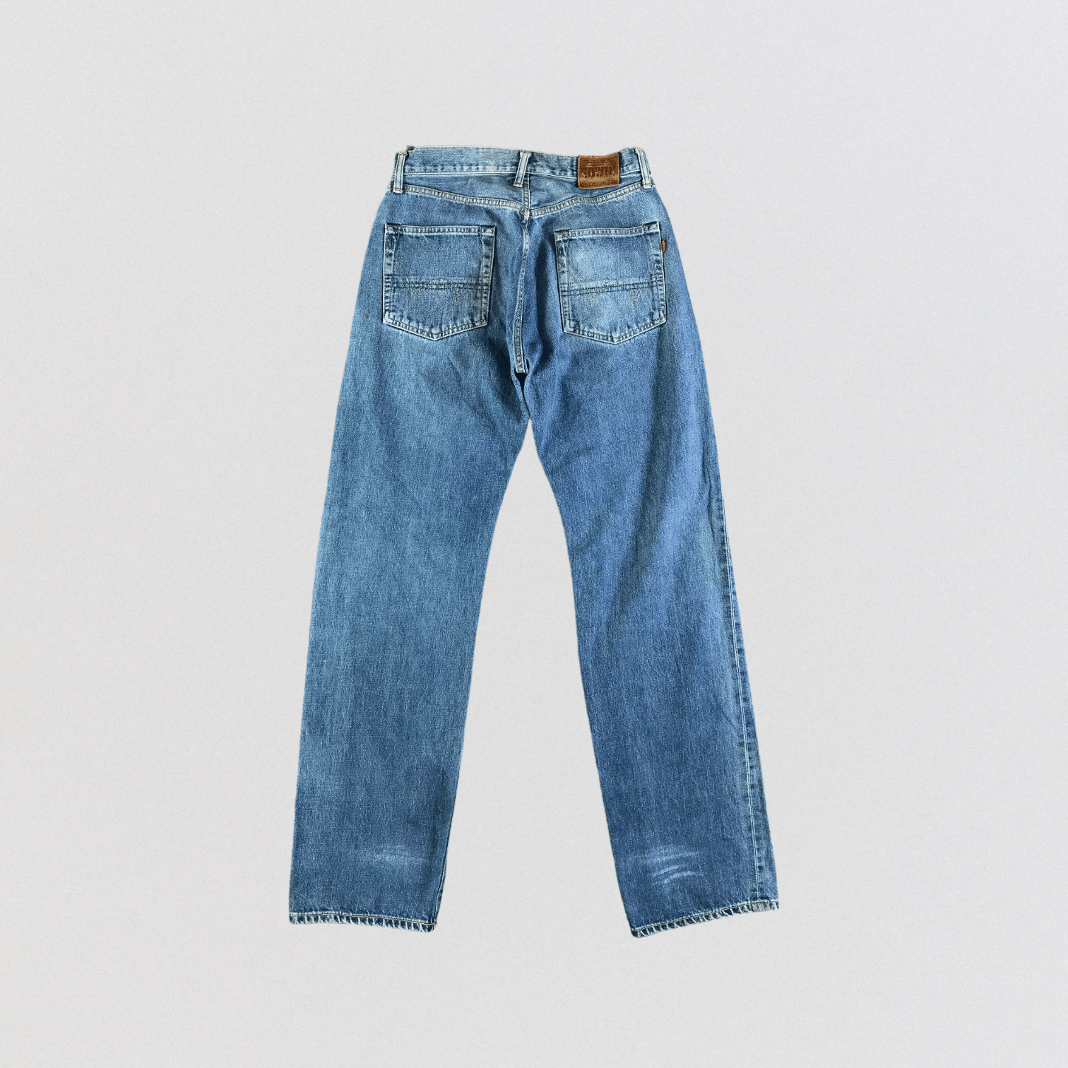 Edwin Vintage Blue Wash Edwin 505 Selvedge Jeans-JM3659 Size US 31 - 2 Thumbnail