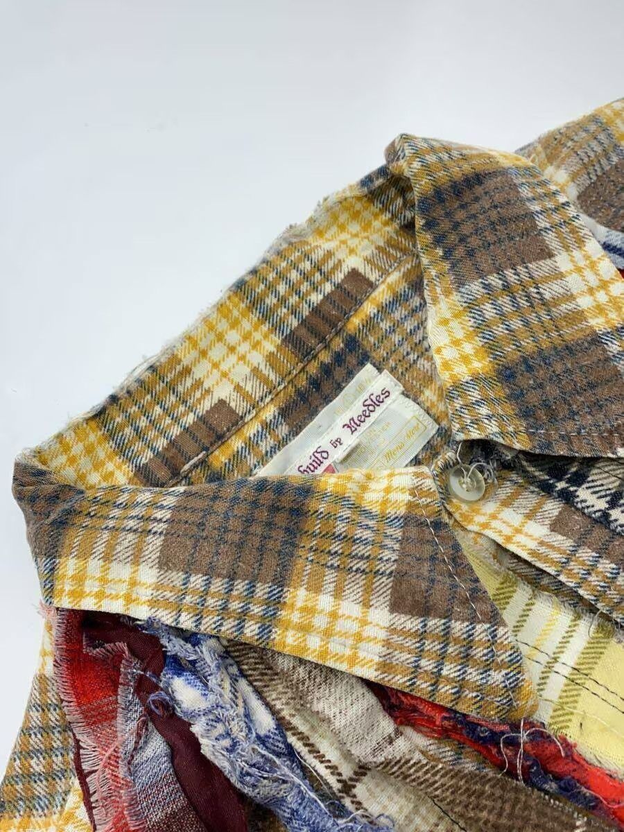 Needles Reconstructed Rebuild Flannel Button Shirt Size US L / EU 52-54 / 3 - 3 Thumbnail