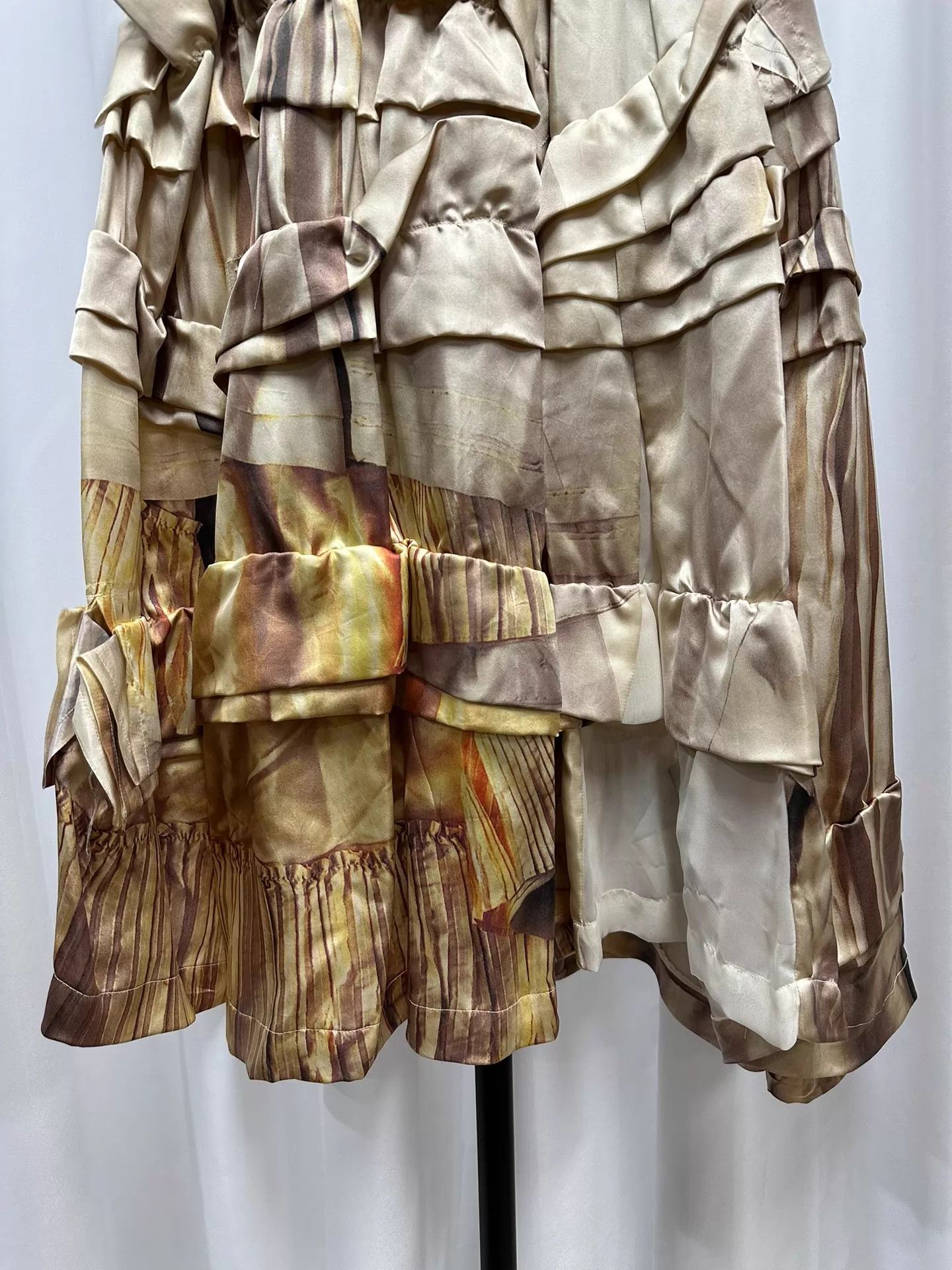 Comme des Garcons CDG 05AW Zombie Bride Silk Layered Skirt S Size 26" / US 2 / IT 38 - 3 Thumbnail