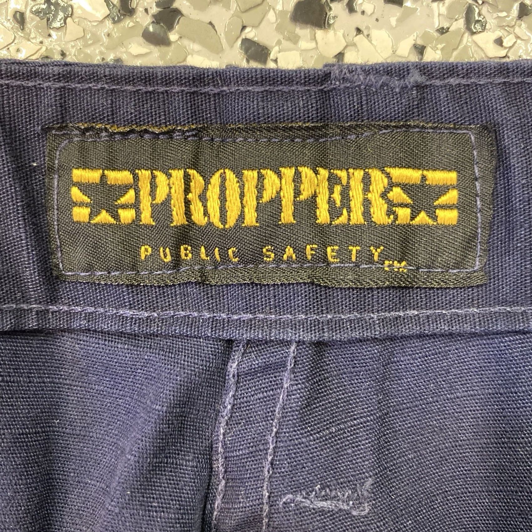 Propper Propper Men's Blue Tactical Cargo Pants 9-Pockets Ripstop Stain Resist 35x35 Regular Straight Cargo Pants Mens Blue Army 9-Pockets Ripstop Cargo Pants Size US 34 / EU 50 - 4 Thumbnail