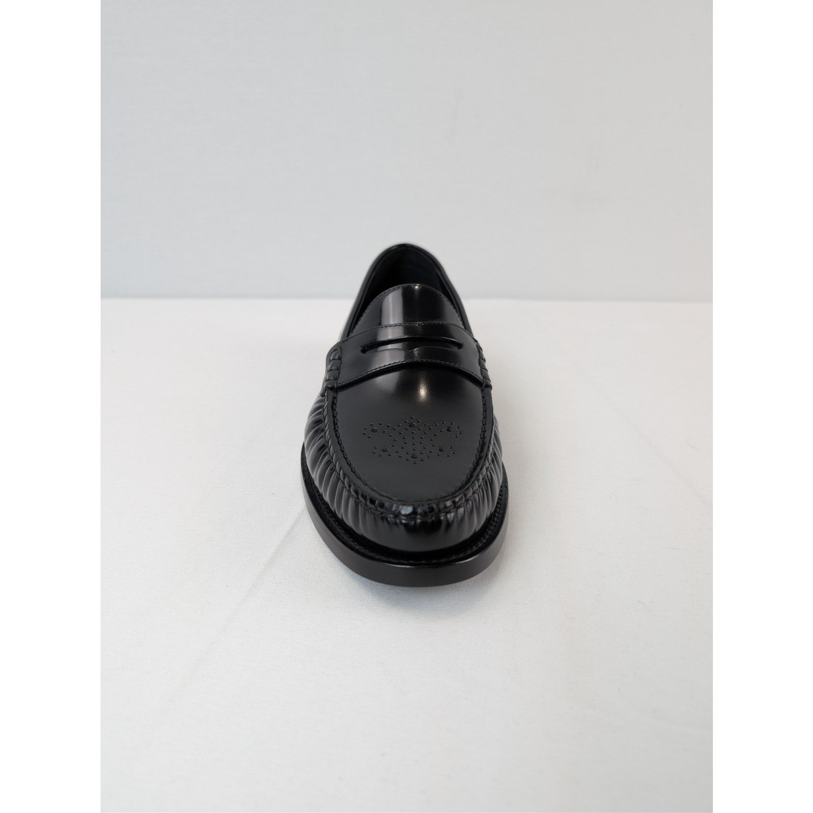 Celine o1rshd1 Vivienne Loafers in Polished Boil Shoe Boots Black Size US 12 / EU 45 - 14 Thumbnail