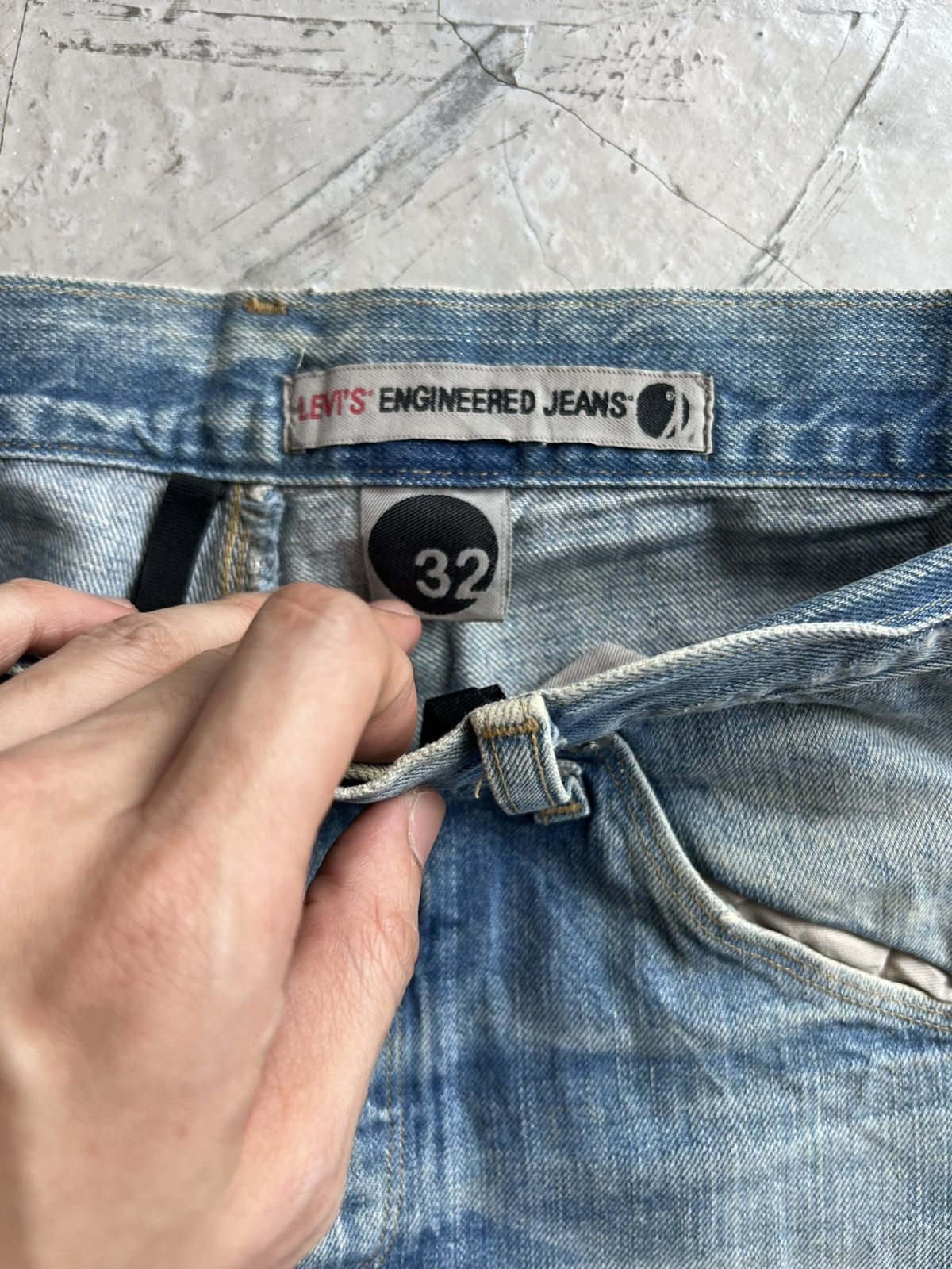 Levi's Levis Engineered Jeans Buckle Back Tag W32 Actual 34x27.5 Size US 32 / EU 48 - 4 Thumbnail