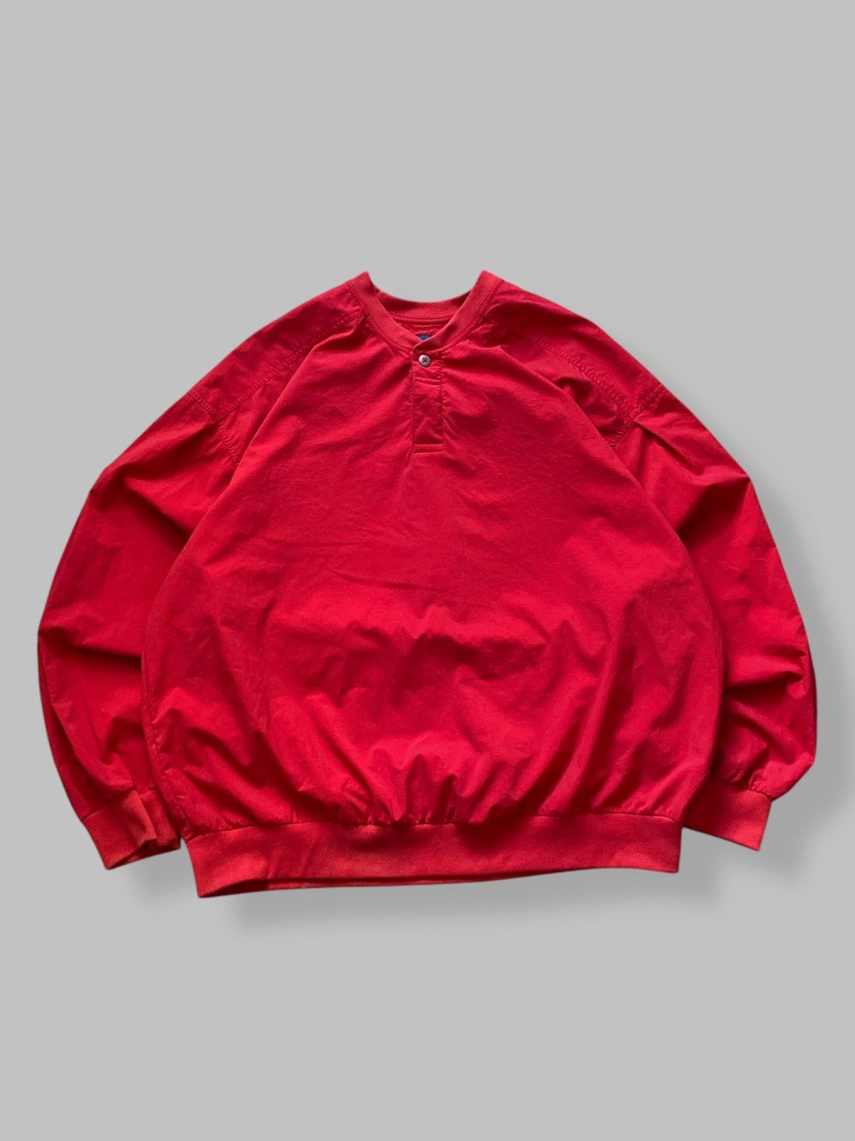 Nike Nike Y2K Nylon Vintage Sweatshirt Light Jacket Hot Red Size US XL / EU 56 / 4 - 2 Thumbnail
