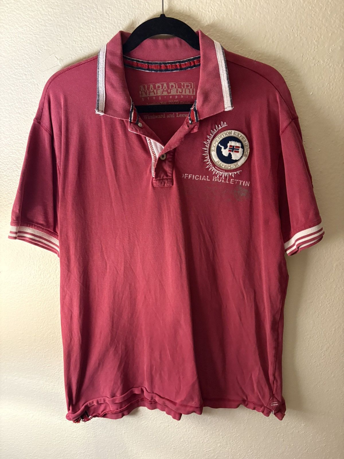 Napapijri Vintage Napajiri Polo Shirt Size US L / EU 52-54 / 3 - 1 Thumbnail
